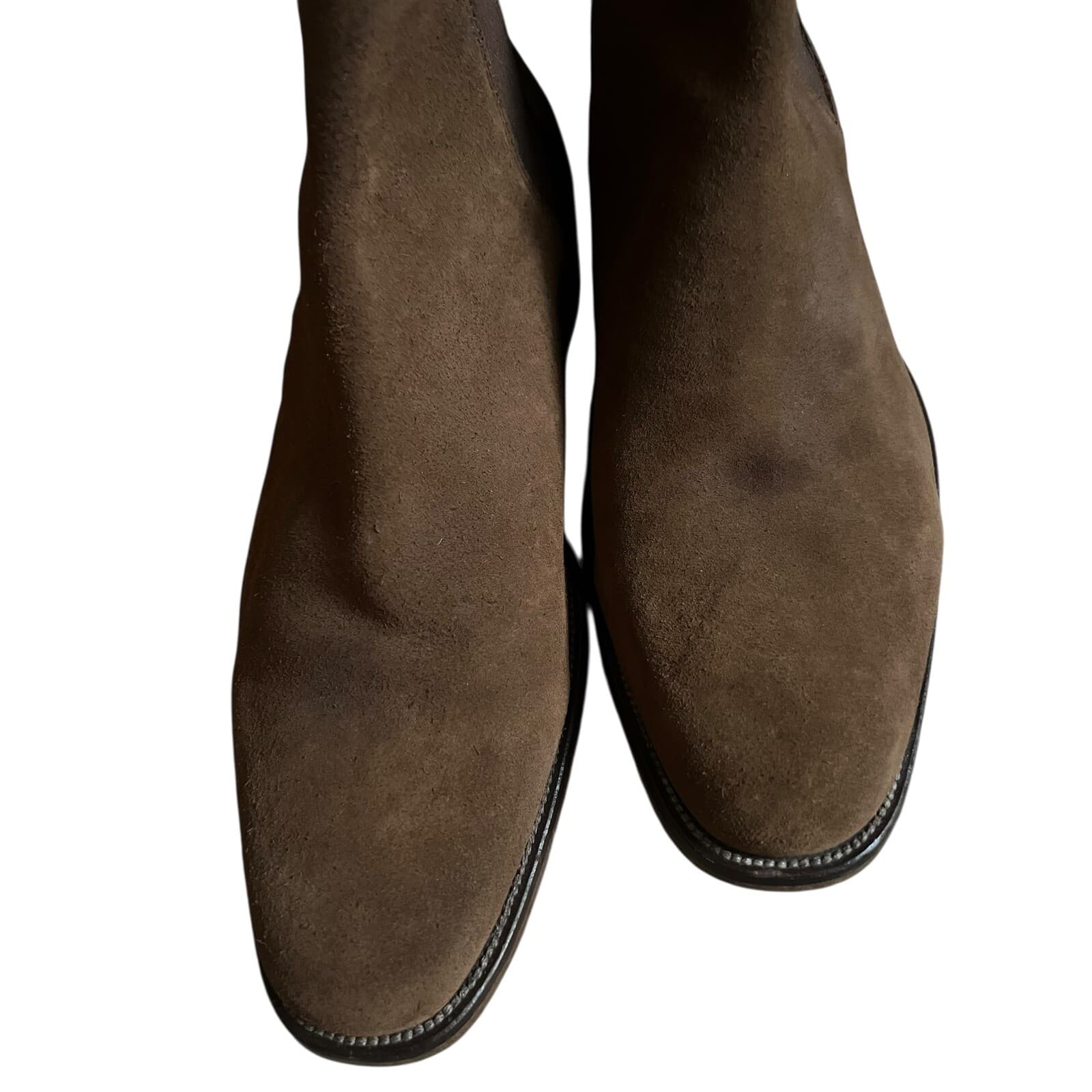 Aldo brown suede ankle boots Normcore Preppy Sz 12 - Thumbnail 6