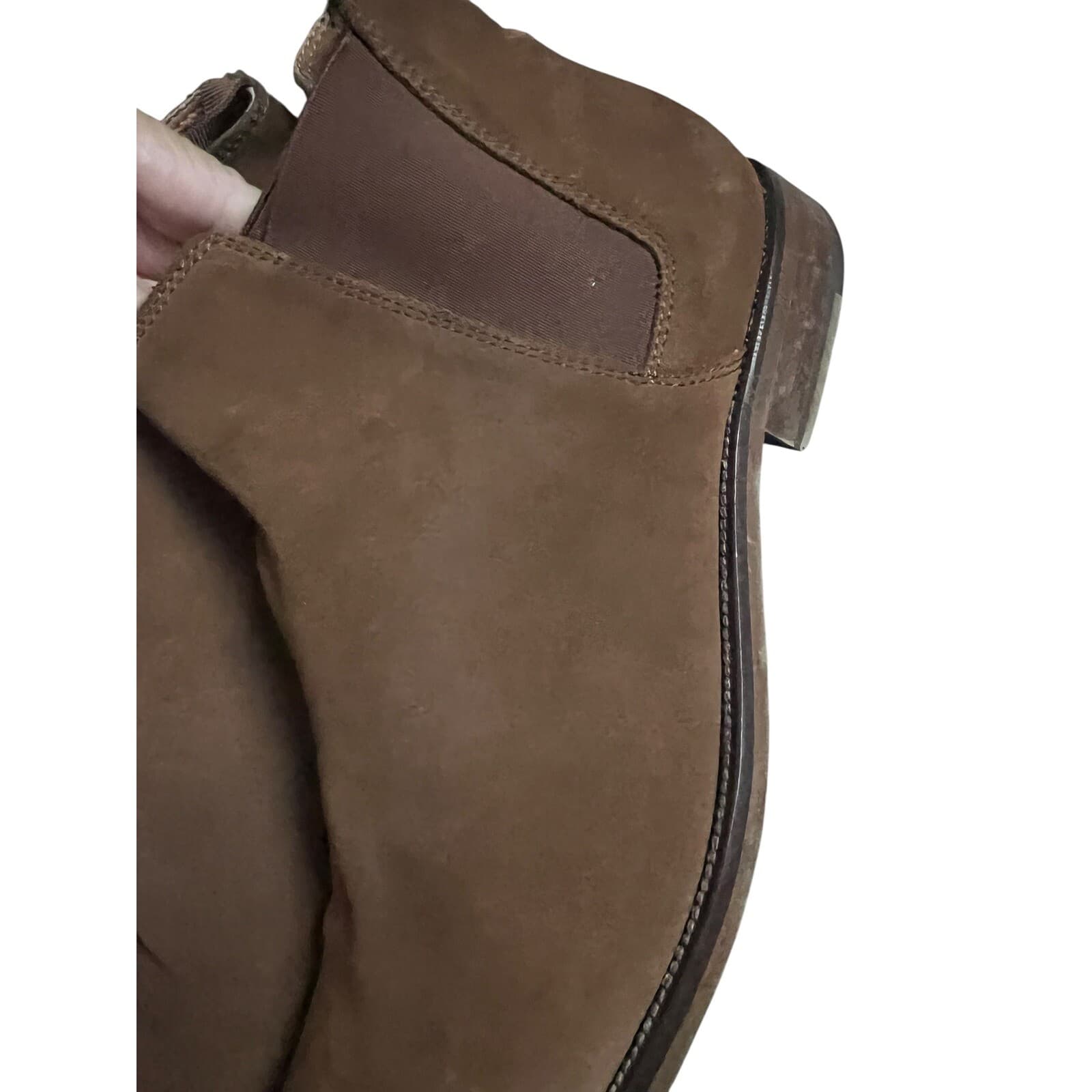 Aldo brown suede ankle boots Normcore Preppy Sz 12 - Thumbnail 4