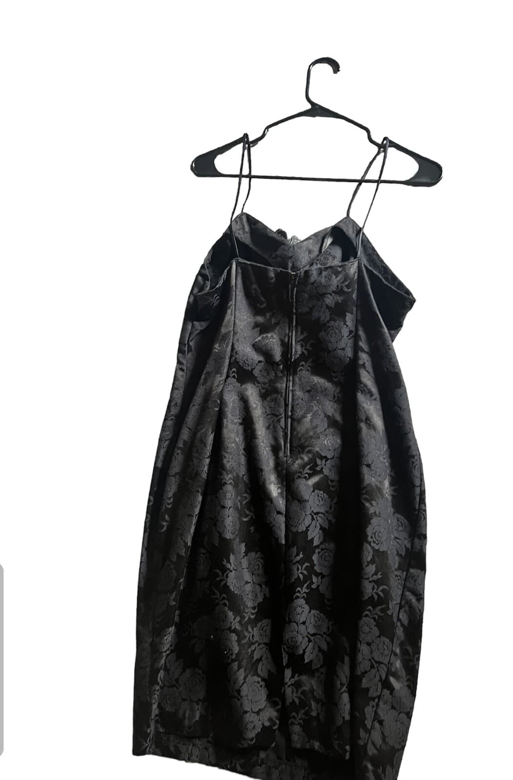 80s Core RetroBlack Lace, Bead, Brocade Dress and Jacket, Dollar Clothing Brand - Thumbnail 3