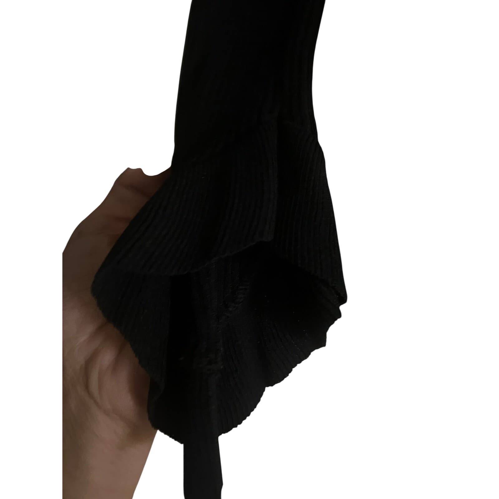 Diane von furstenberg cardigan Minimalist sz s Ruffle Dark Academia Emo - Thumbnail 8