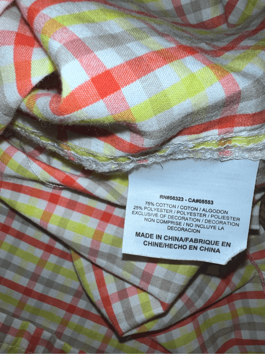 Jordan Men's Collared Button-up Shirt Sz l Short Sleeves Preppy plaid cotton - Thumbnail 6