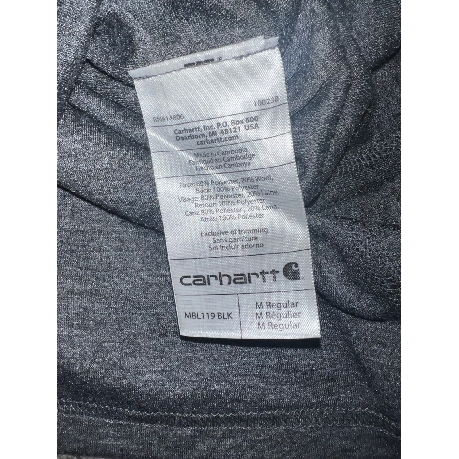 MEN'S BASE LAYER QUARTER-ZIP THERMAL CARHARTT FORCE casual comfy - Thumbnail 7