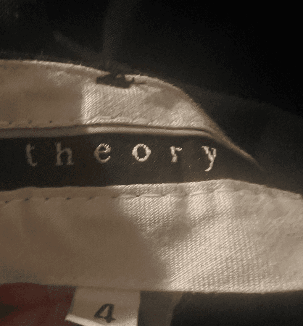 Theory black pants size 4 Minimalist Emo Office Siren Secretary - Thumbnail 3