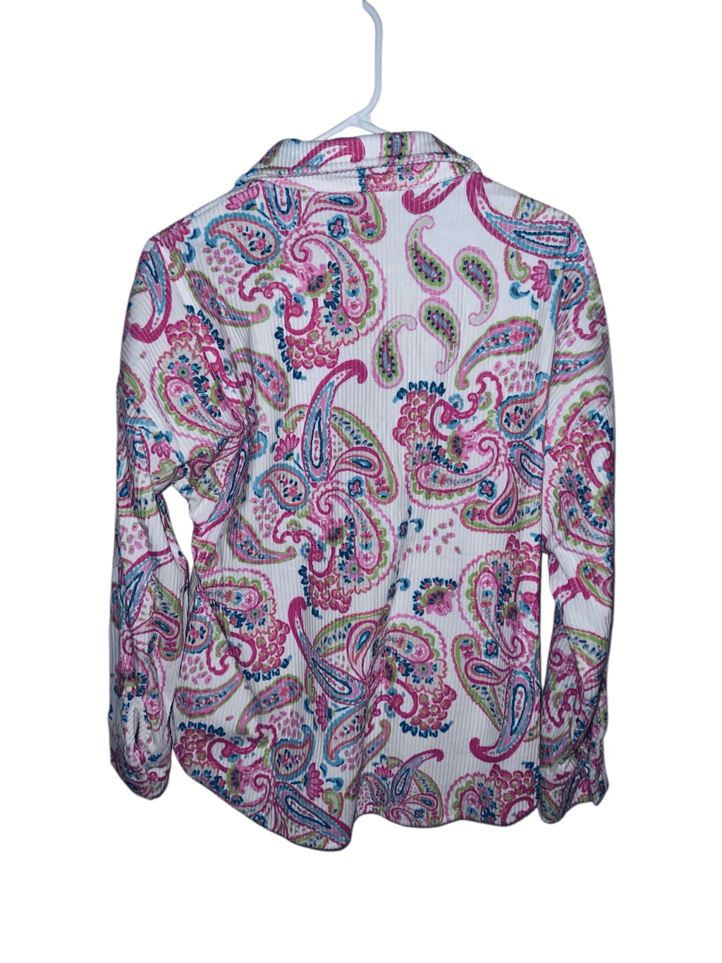 Emily Wonder Paisley Floral Button Sz m Dopamine Collar Childhood Core - Thumbnail 4