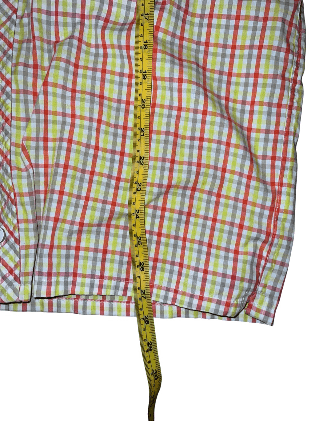 Jordan Men's Collared Button-up Shirt Sz l Short Sleeves Preppy plaid cotton - Thumbnail 4