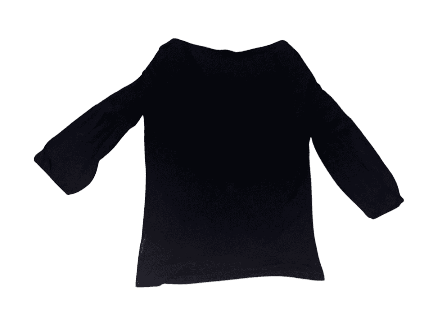 Escada Sport black Round Neck Baloon Sleeve Minimalist Monochrome size l - Thumbnail 2