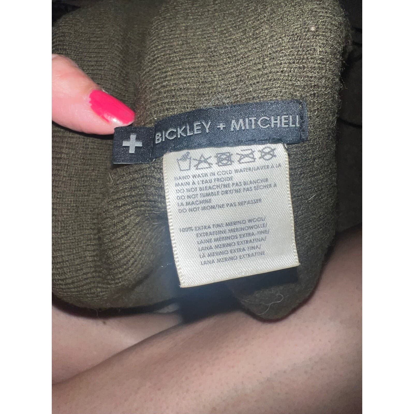 Bickley & Mitchell Bickley + Mitchell Cuffed Knit Beanie Burgundy, One Size - Thumbnail 5