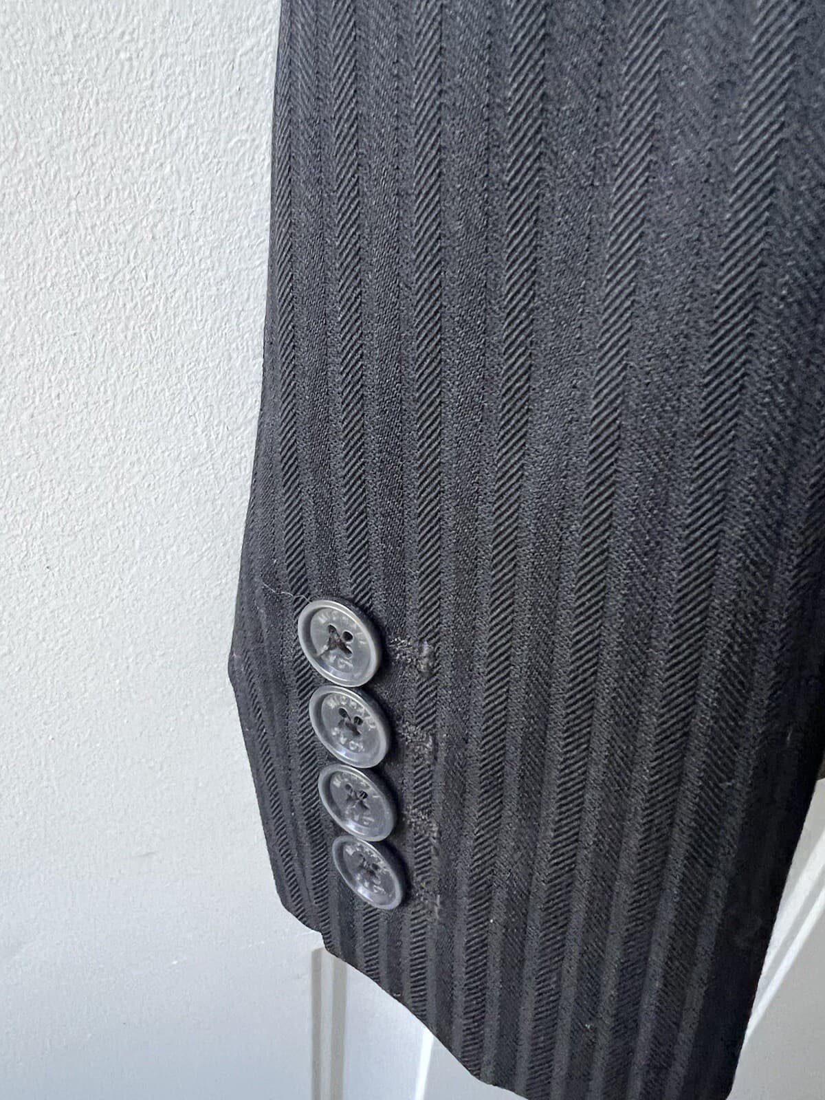 Michael Kors BLACK Blazer Button Jacket 2 Office Siren Secretary Monochrome - Thumbnail 4