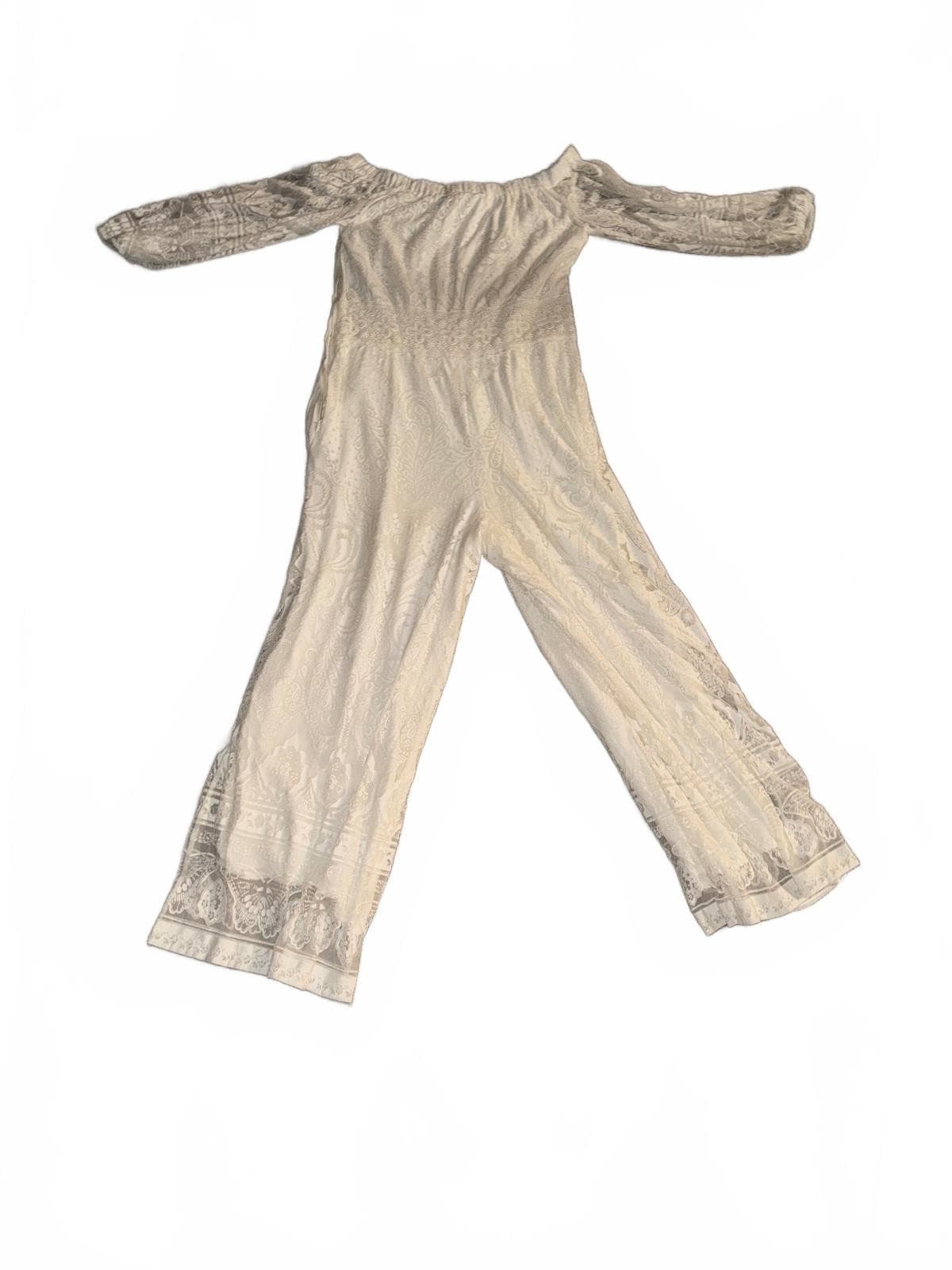 Farm Rio Elliot Off-the-Shoulder Jumpsuit sz s Luxury - Thumbnail 9