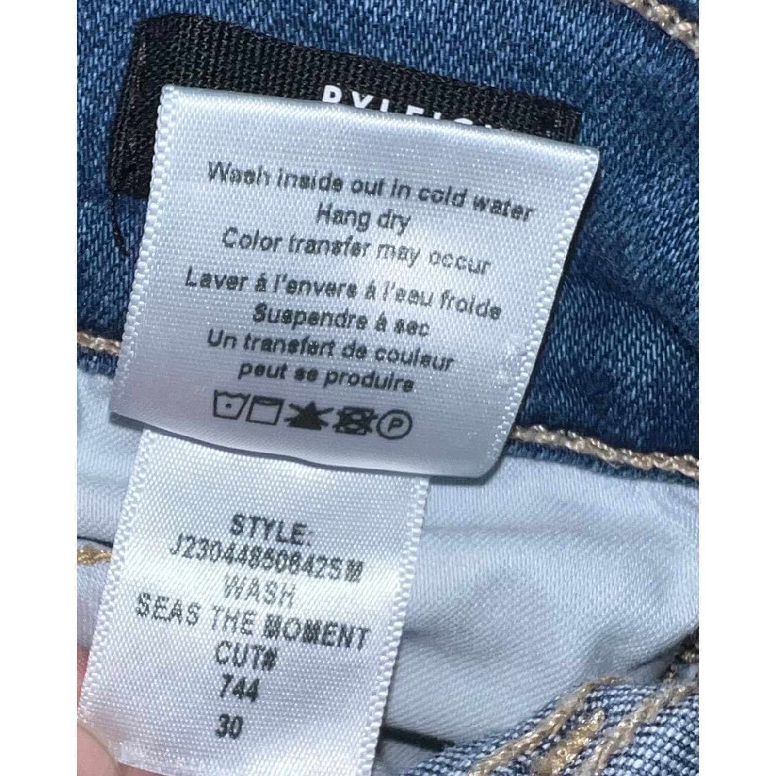 VERONICA BEARD Ryleigh cropped high-rise straight-leg jeans sz 30 luxury - Thumbnail 8
