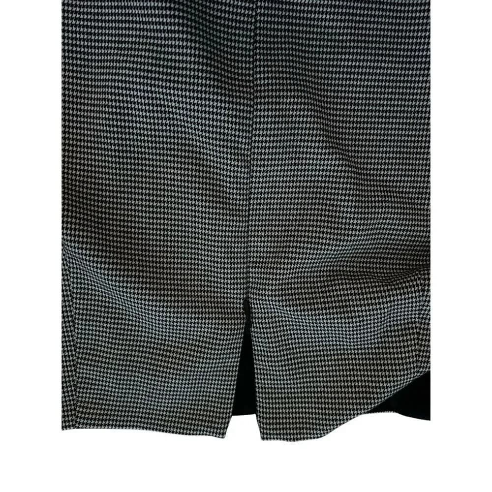 Elliott Lauren black white skirt sz 6 Mini Minimalist Office Siren Secretary - Thumbnail 3