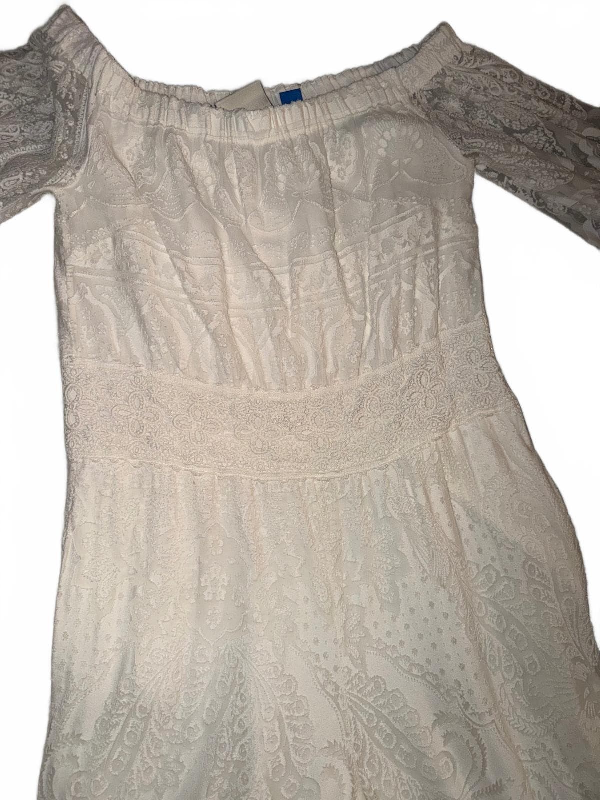 Farm Rio Elliot Off-the-Shoulder Jumpsuit sz s Luxury - Thumbnail 5