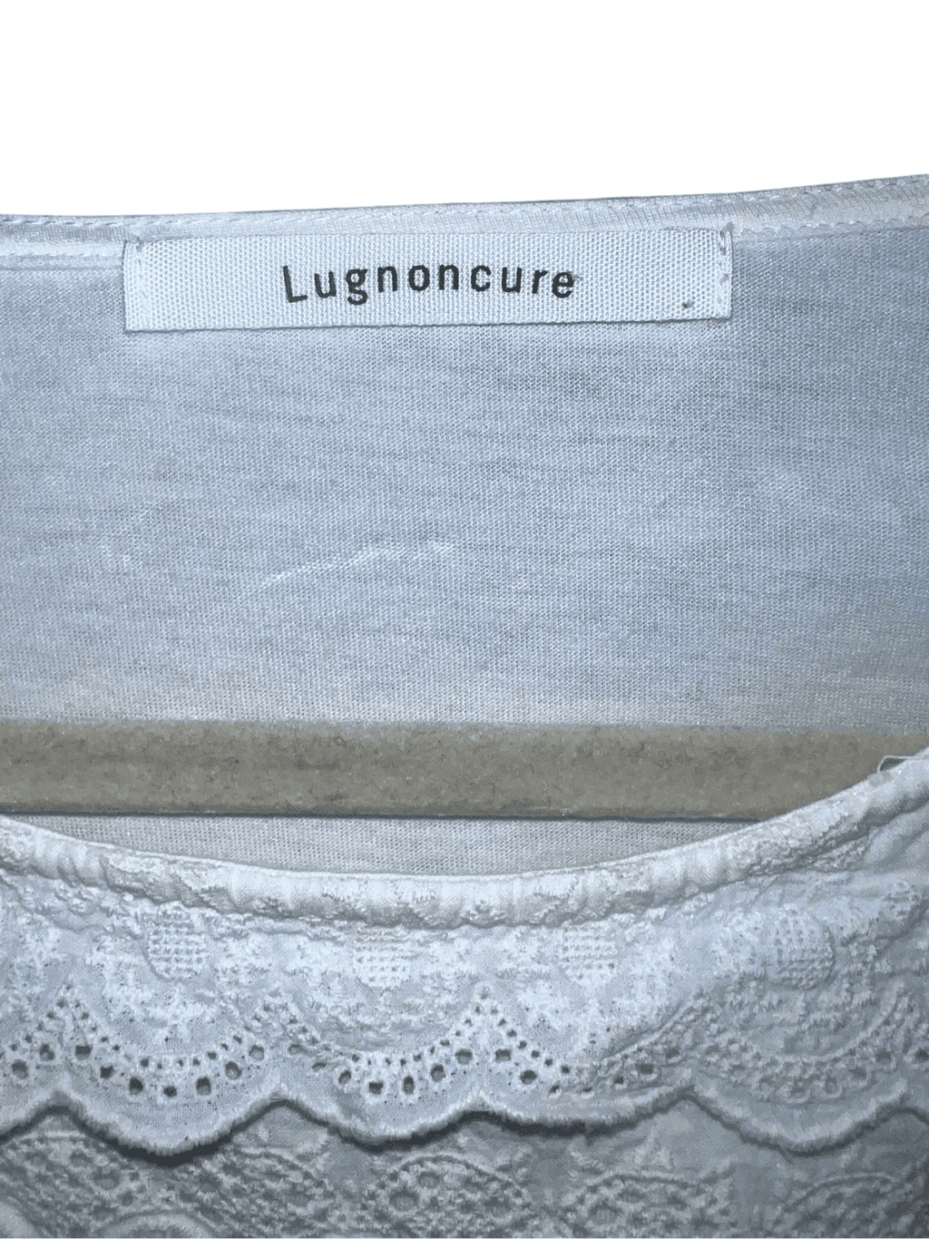 Lugnoncure white long sleeve size m Casual Round Neck Normcore - Thumbnail 4