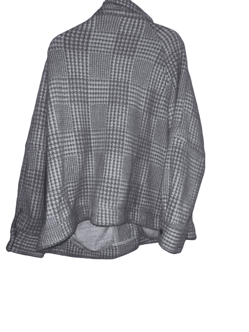 Greylin Houndstooth Shirt Jacket plus size 3xl Preppy Normcore Academia Comfy - Thumbnail 4