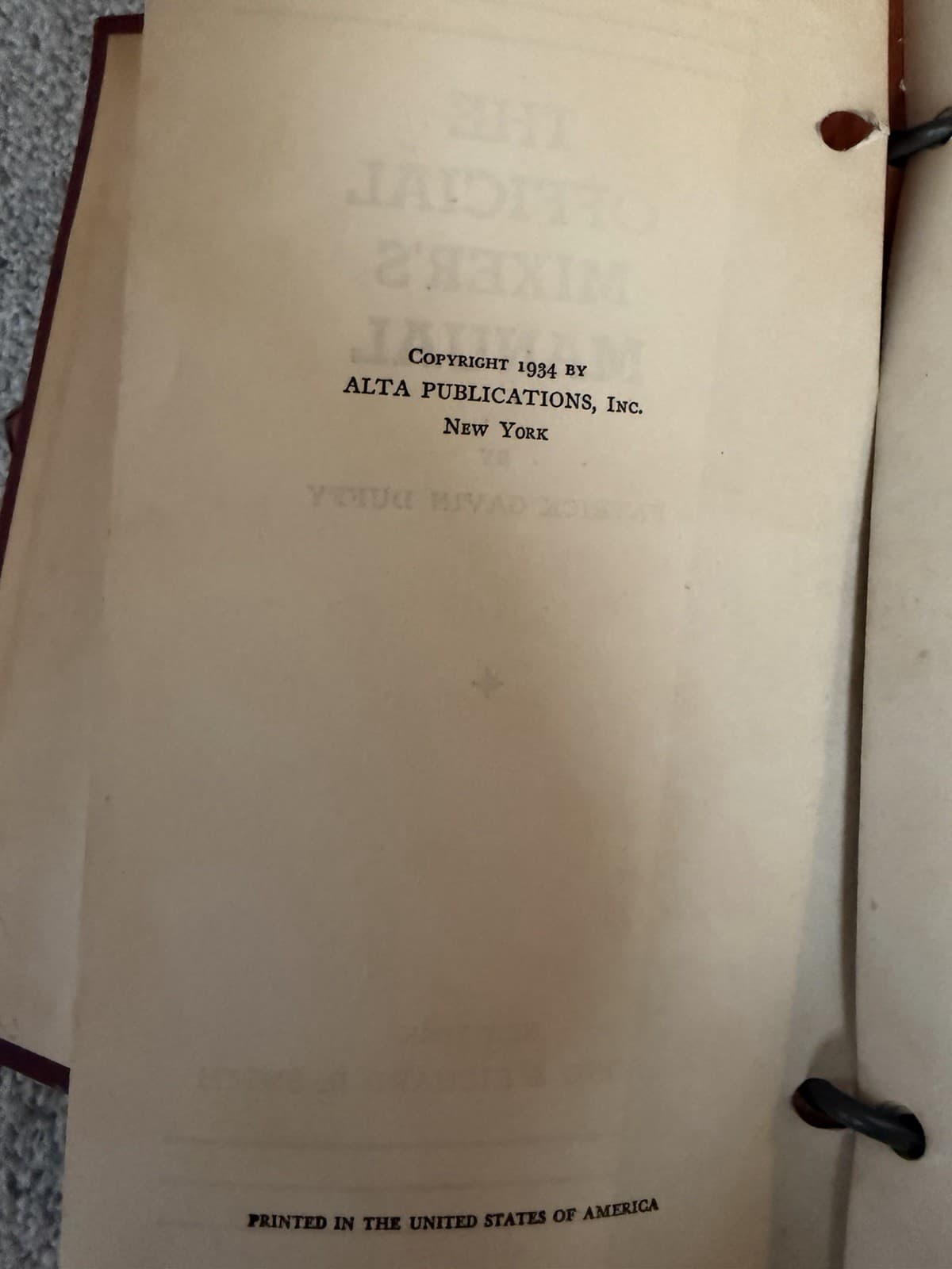 The Official Mixer’s Manual First Edition 1934 DUFFY,Patrick Gavin - Thumbnail 16