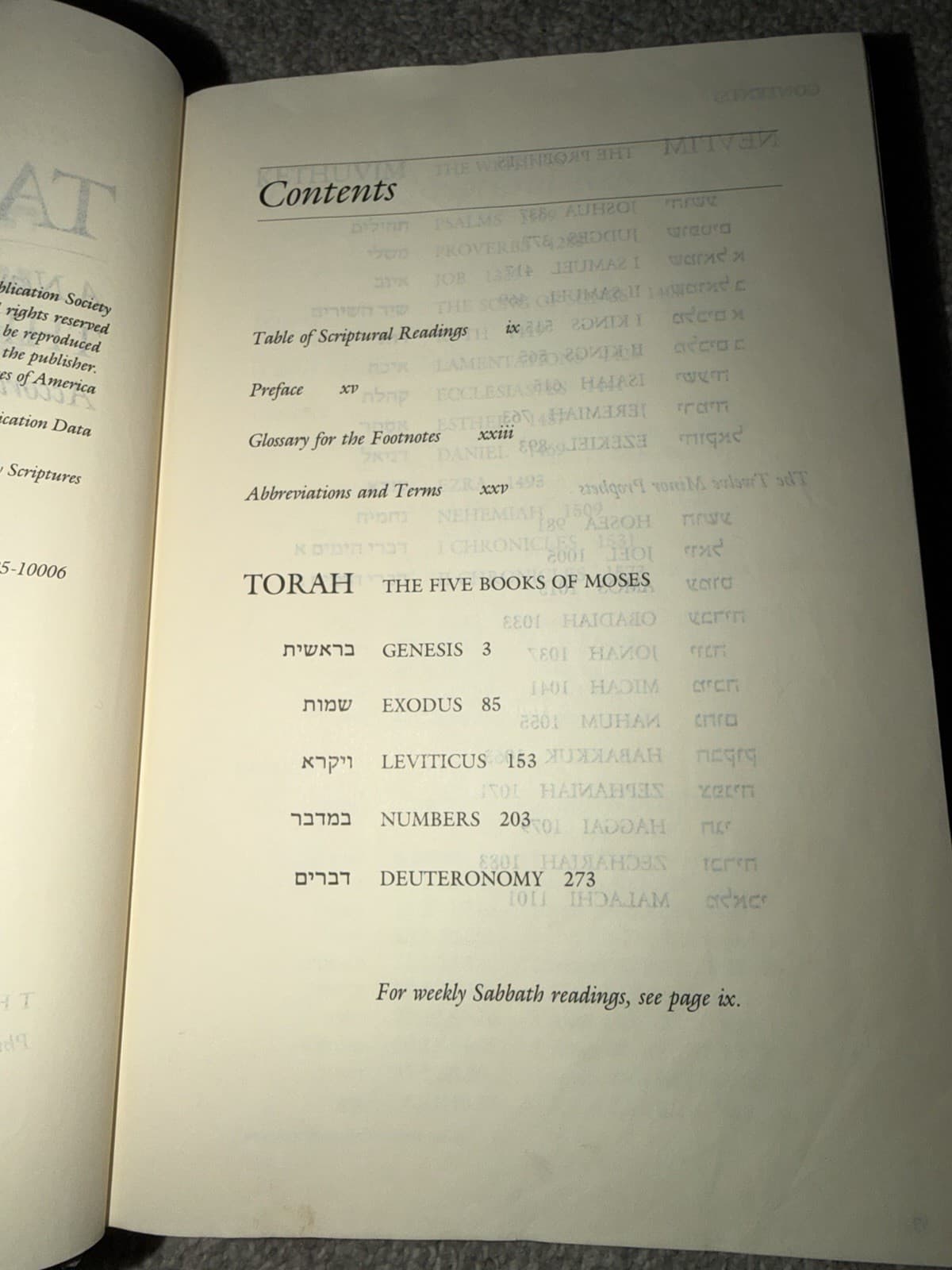 Tanakh Hebrew Bible – JPS 1985 Edition – Torah Nevi’im Kethuvim Hardcover - Thumbnail 3