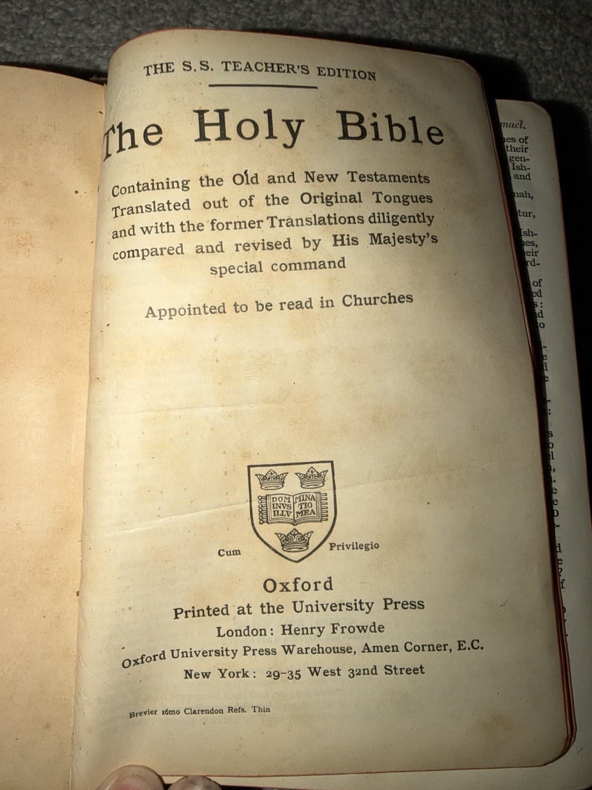 Oxford S.S. Teacher’s Edition Bible — Vintage - Thumbnail 3