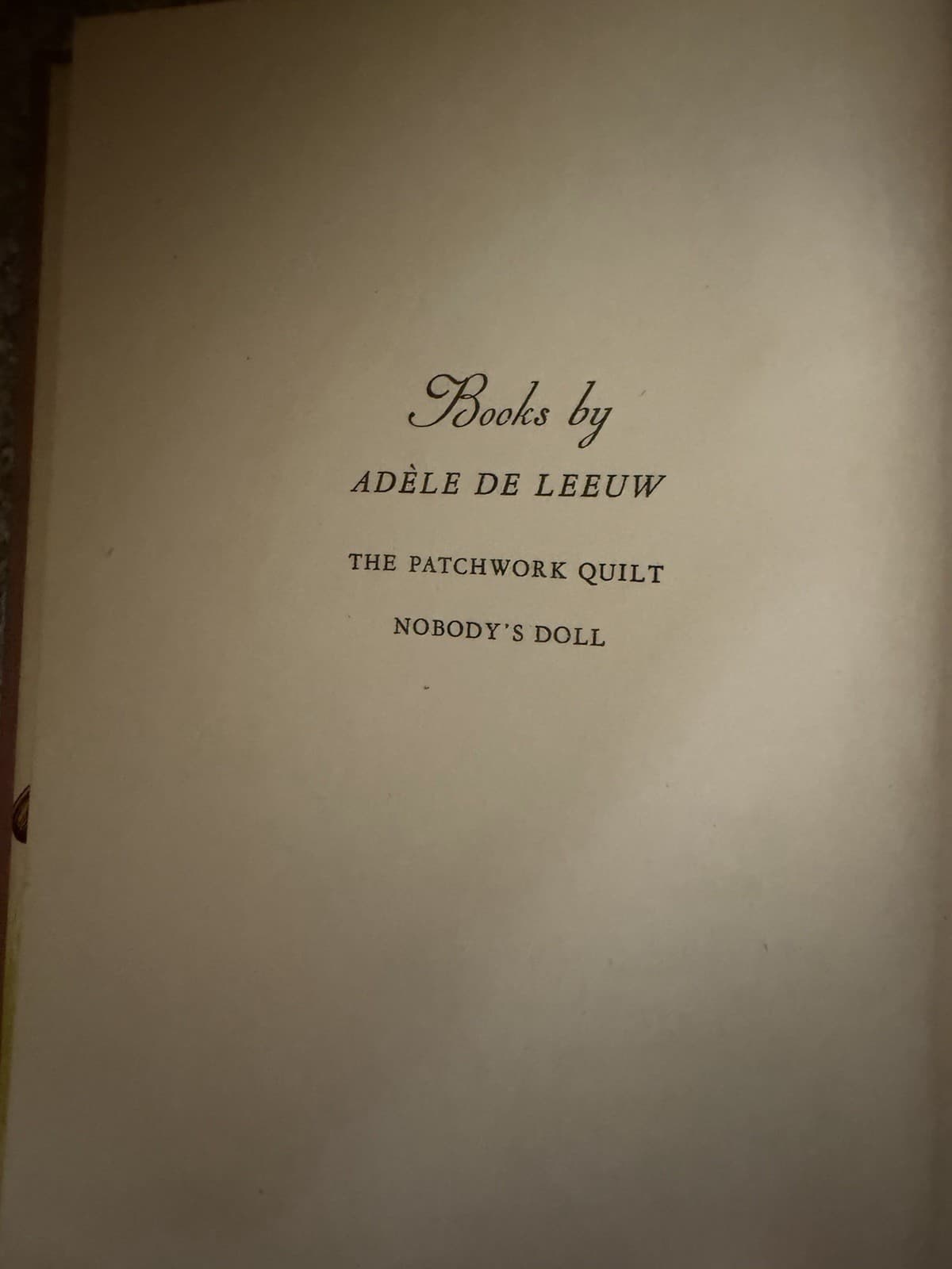 Nobody’s Doll – Adèle De Leeuw – 1946 First Edition – - Thumbnail 5