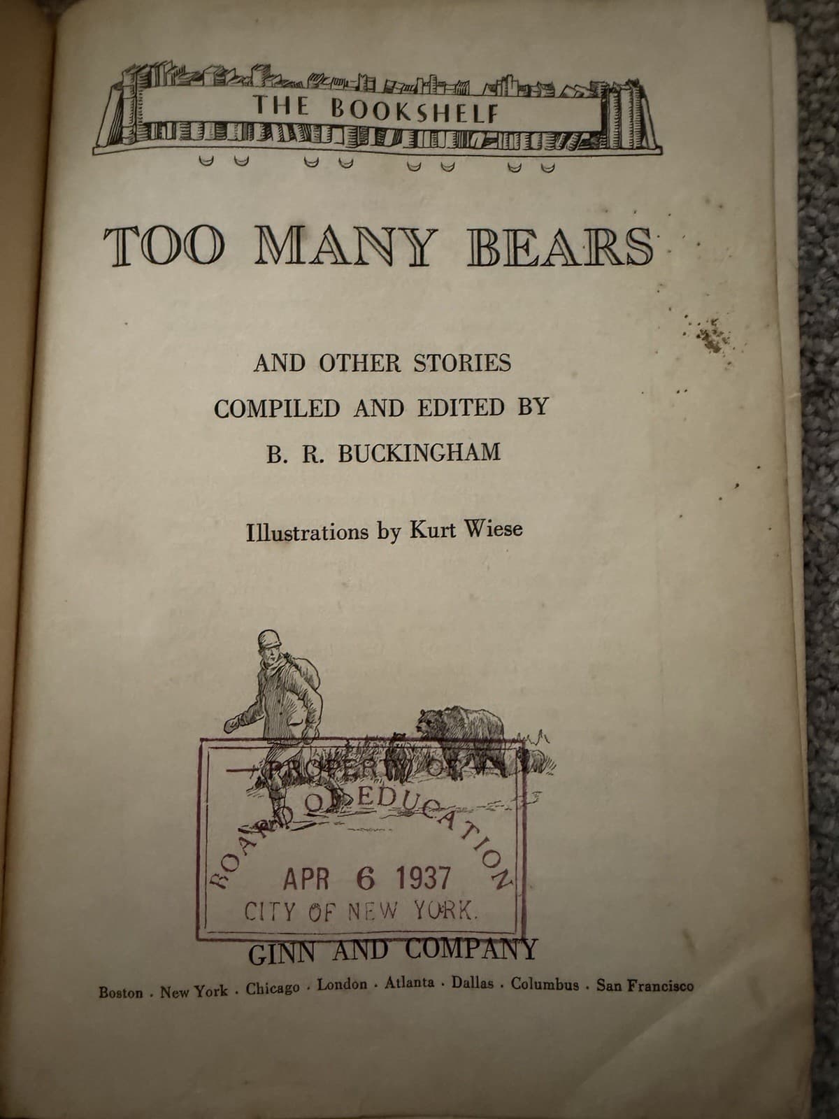 Too Many Bears and Other Storie - Thumbnail 2