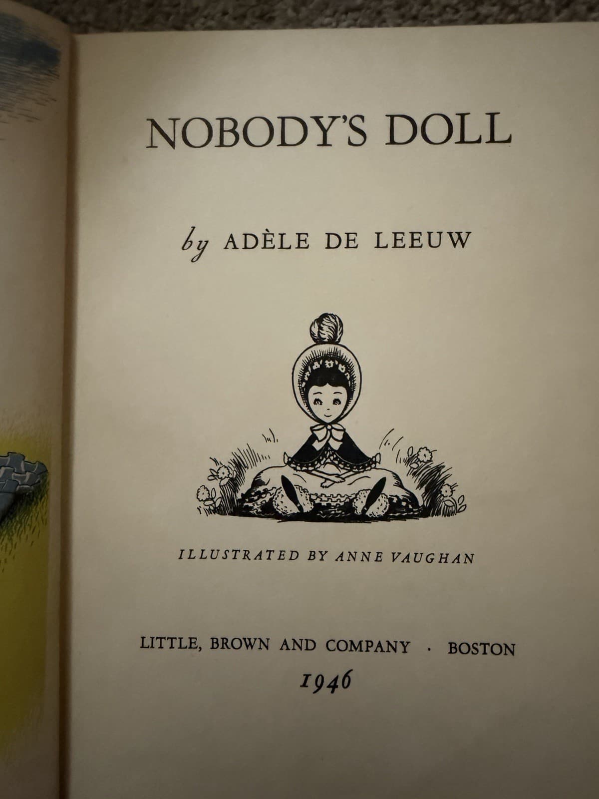 Nobody’s Doll – Adèle De Leeuw – 1946 First Edition – - Thumbnail 6