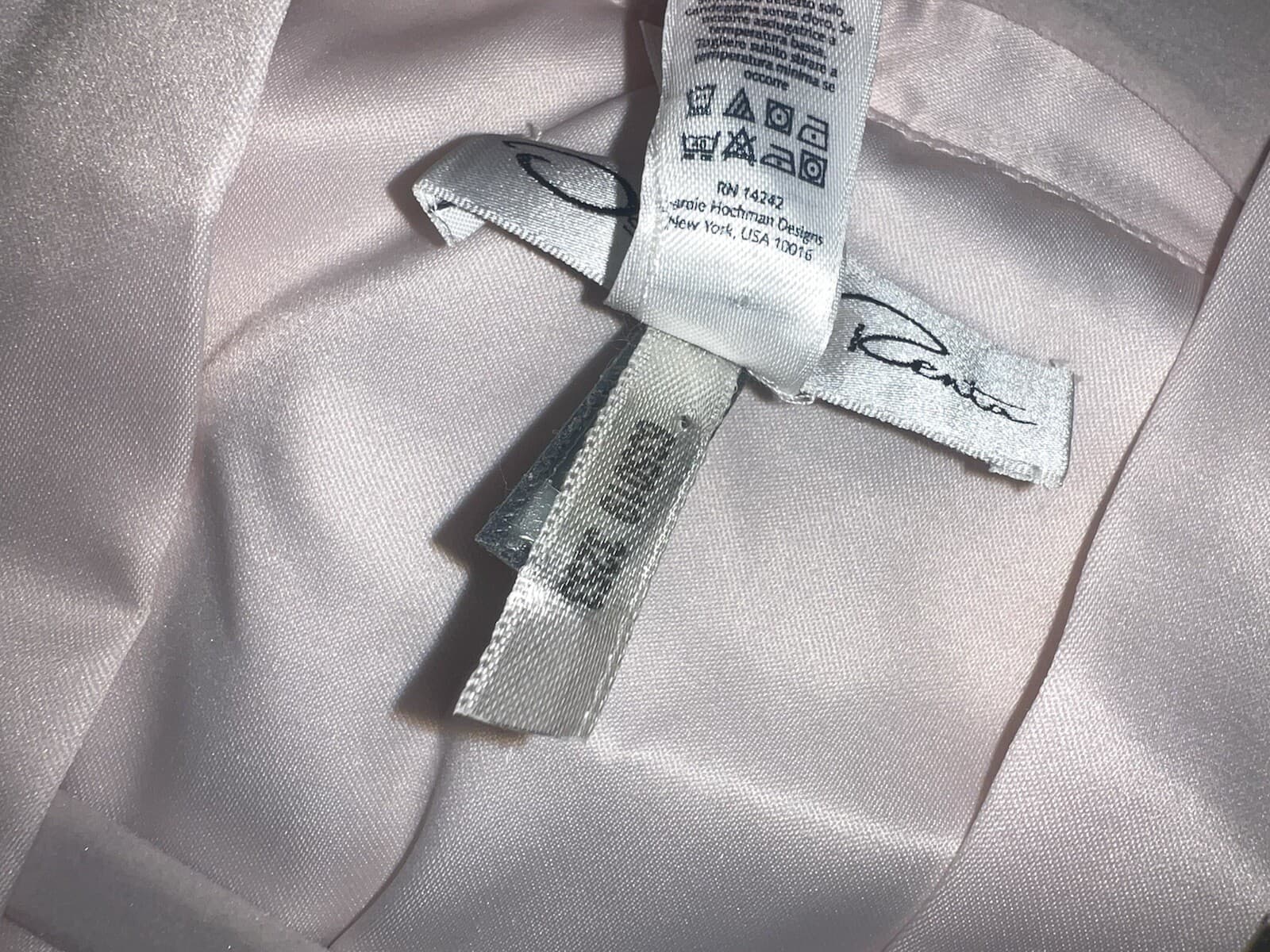 Oscar de la Renta Signature Sleep Heavenly Pink Label Robe SZ L NWT Coastal - Thumbnail 7