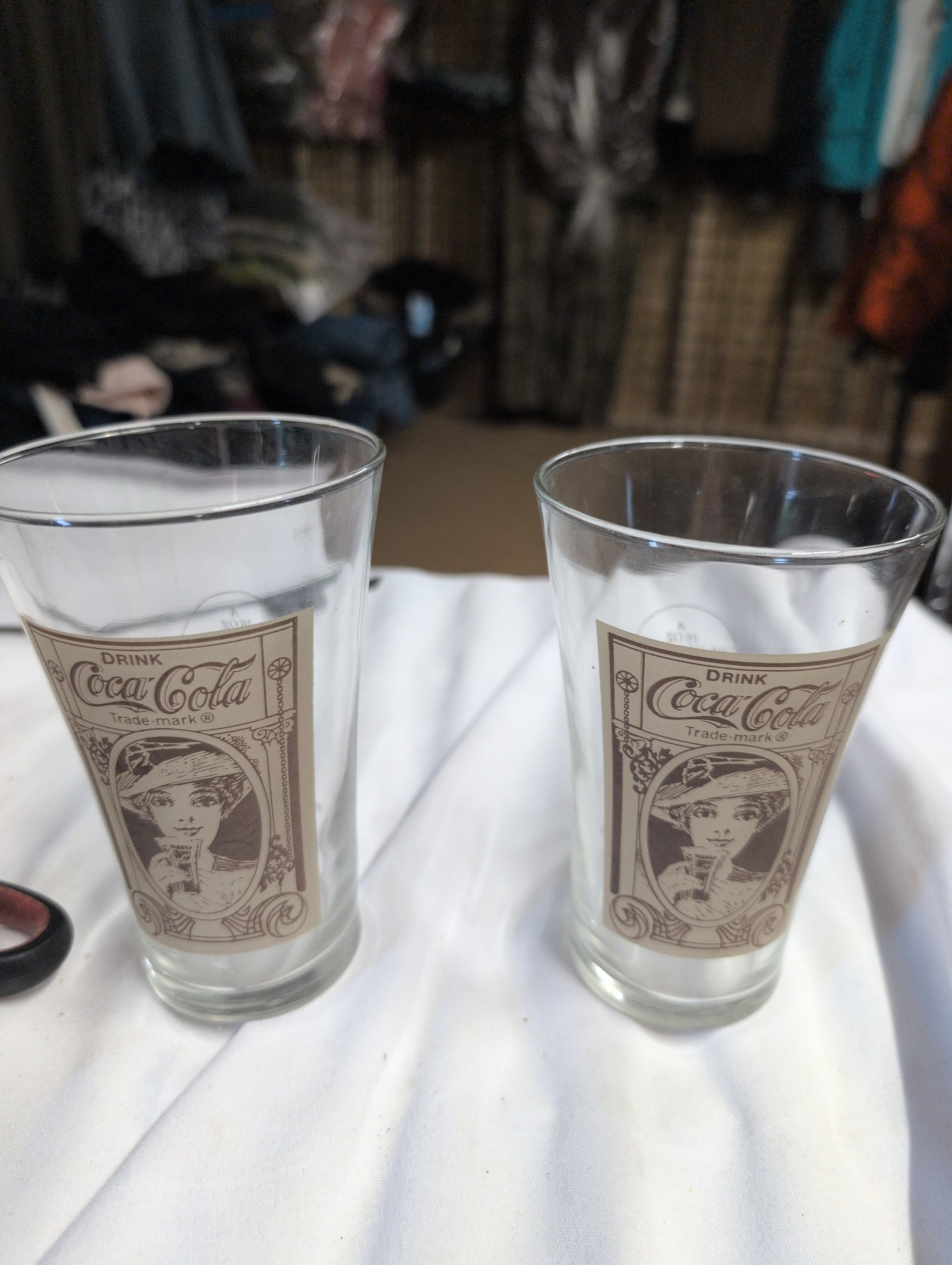 Vintage Coca-Cola Glasses Set of 2 - Thumbnail 2