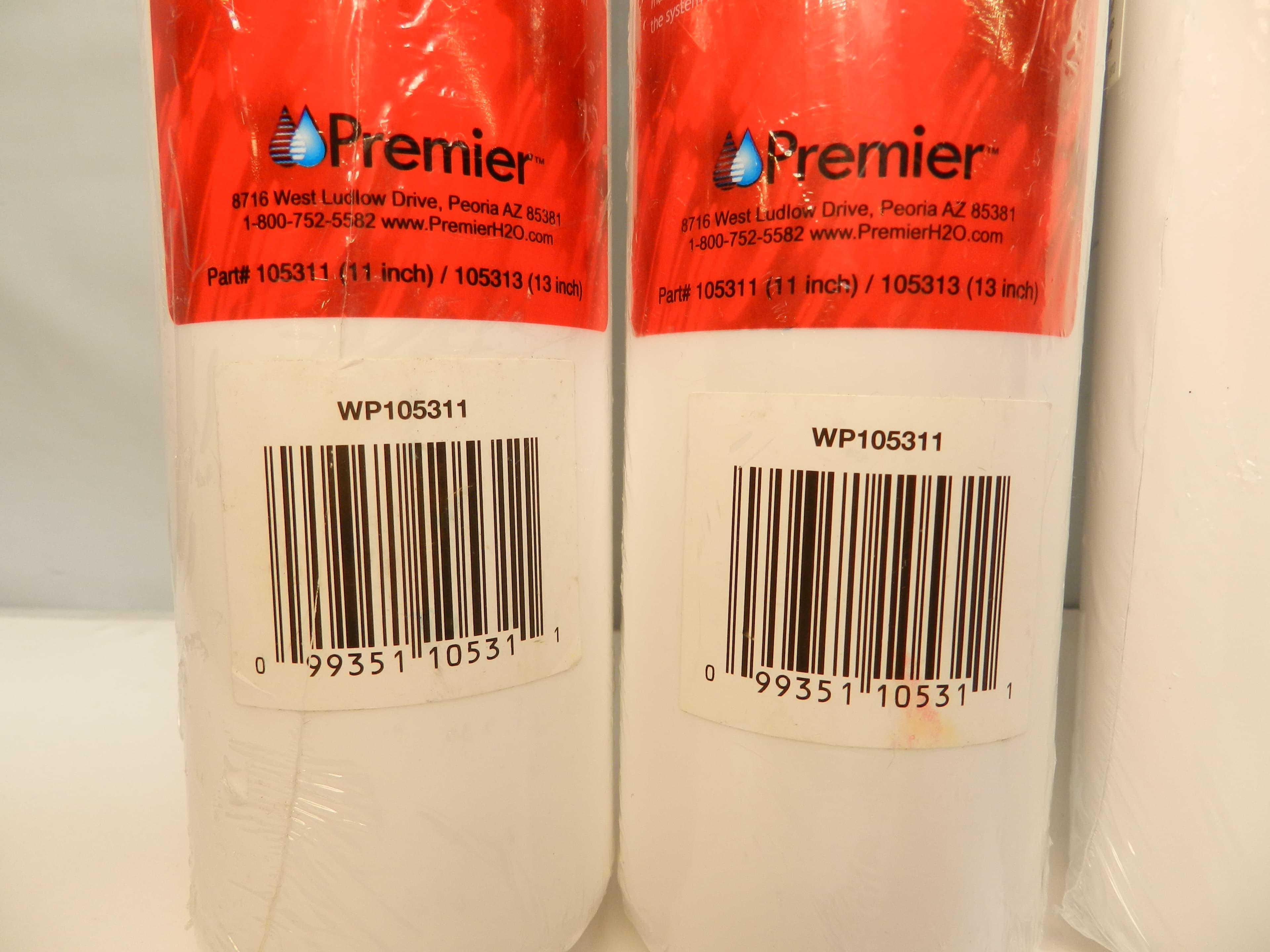 4 Pack Premier Sediment Replacement Water Filter Red WP105311 Sealed  (P31K) - Thumbnail 2