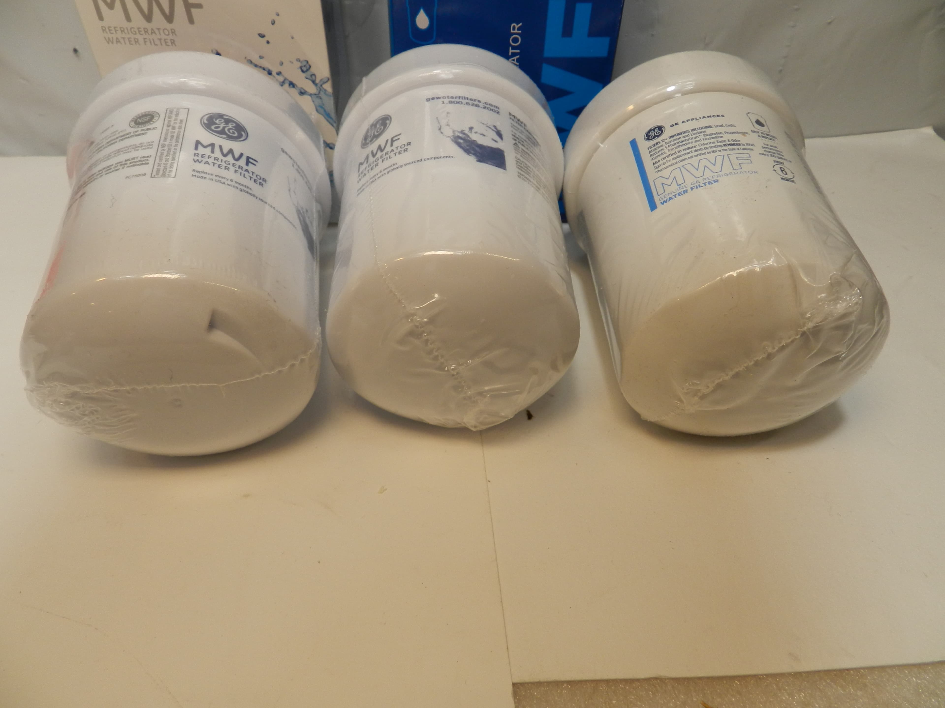 3 Pack Genuine GE Refrigerator Water Filter MWF NEW SEALED  (P33K) - Thumbnail 6
