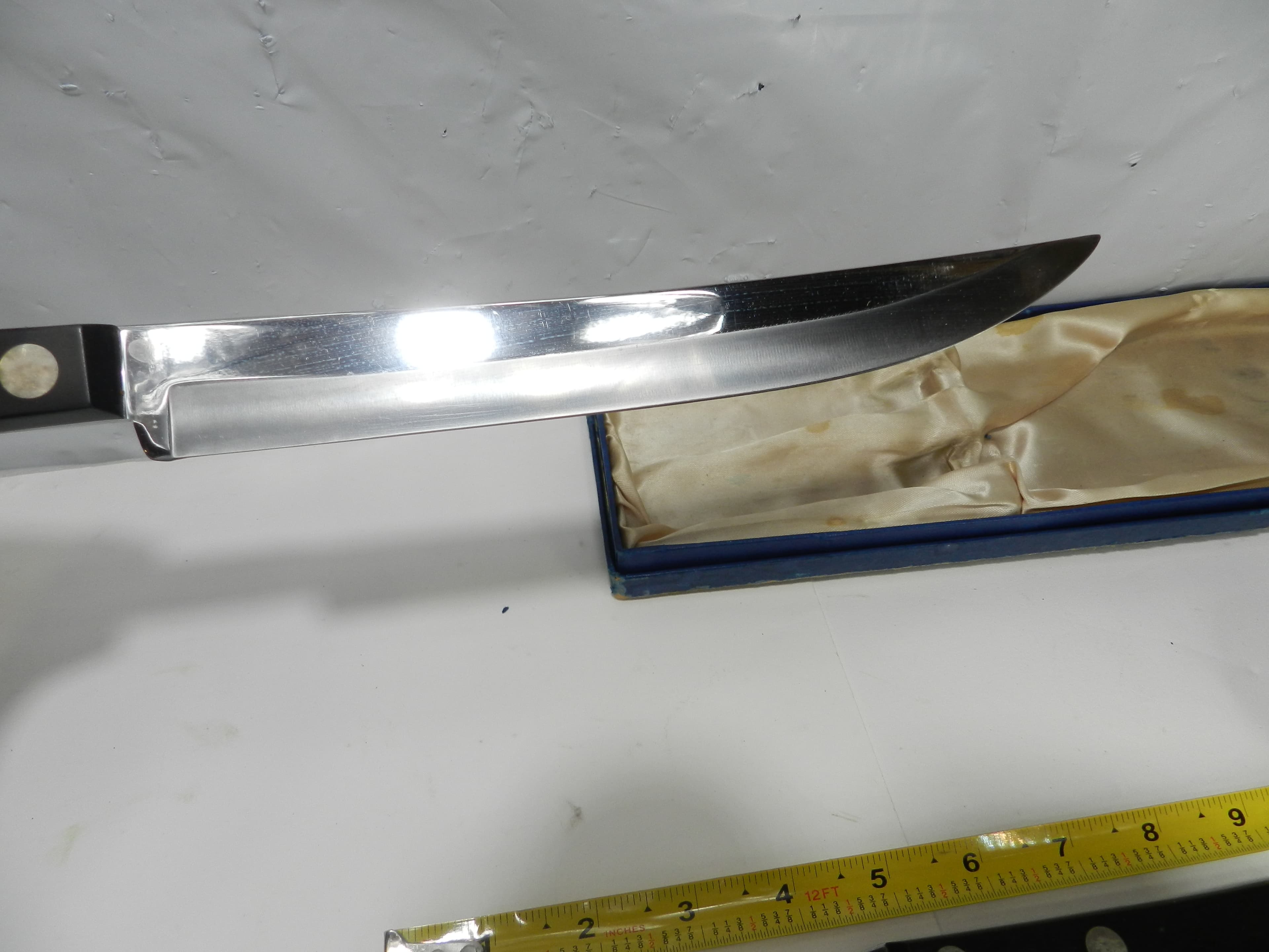 Vintage Case Serving Knife & Fork XX 20 283-8" Black Handle  Set (P39J) - Thumbnail 13