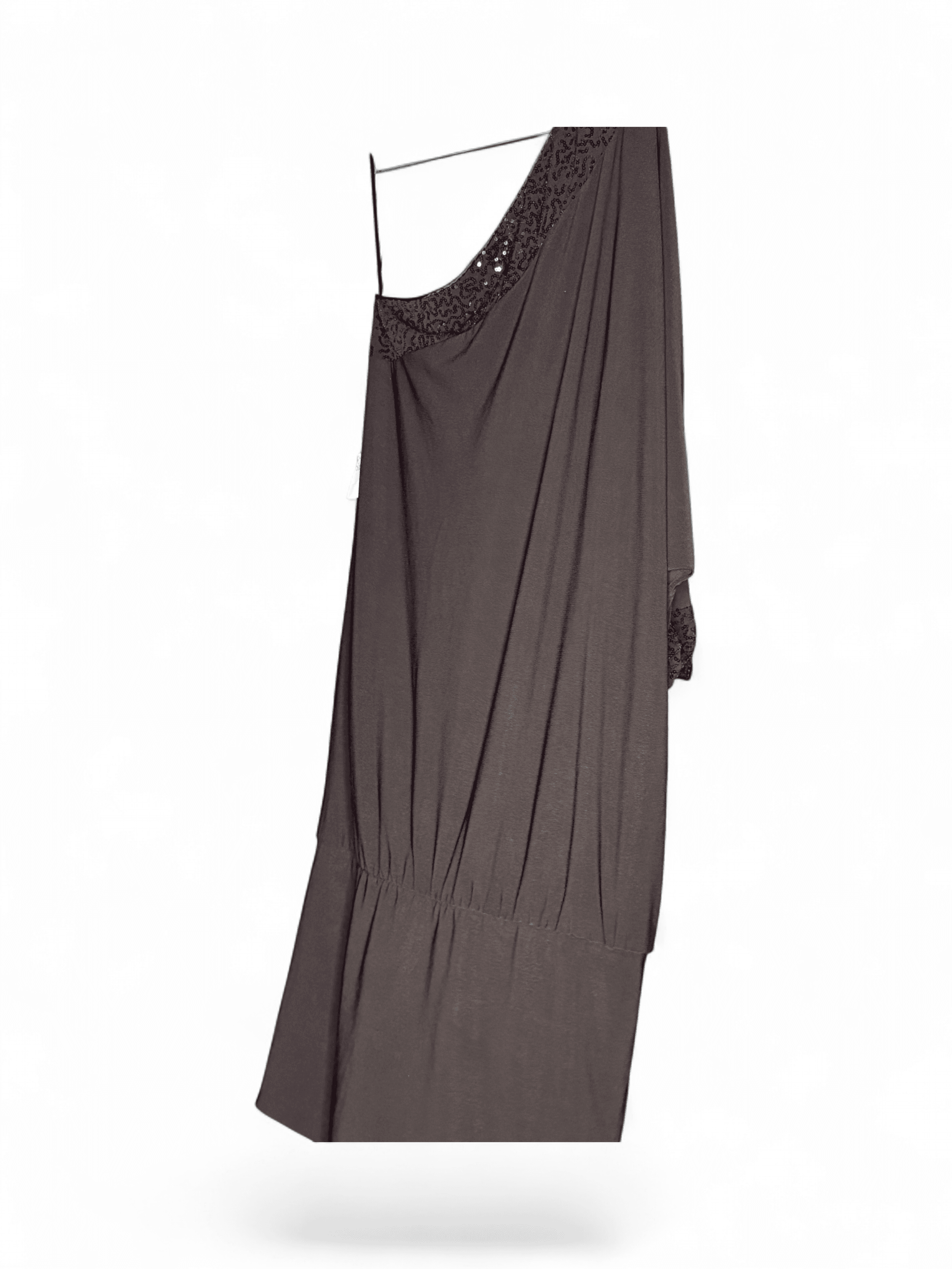 VINTAGE Y2K Fredericks of Hollywood NWT Black Sequin Dress (Size Medium) - Thumbnail 5