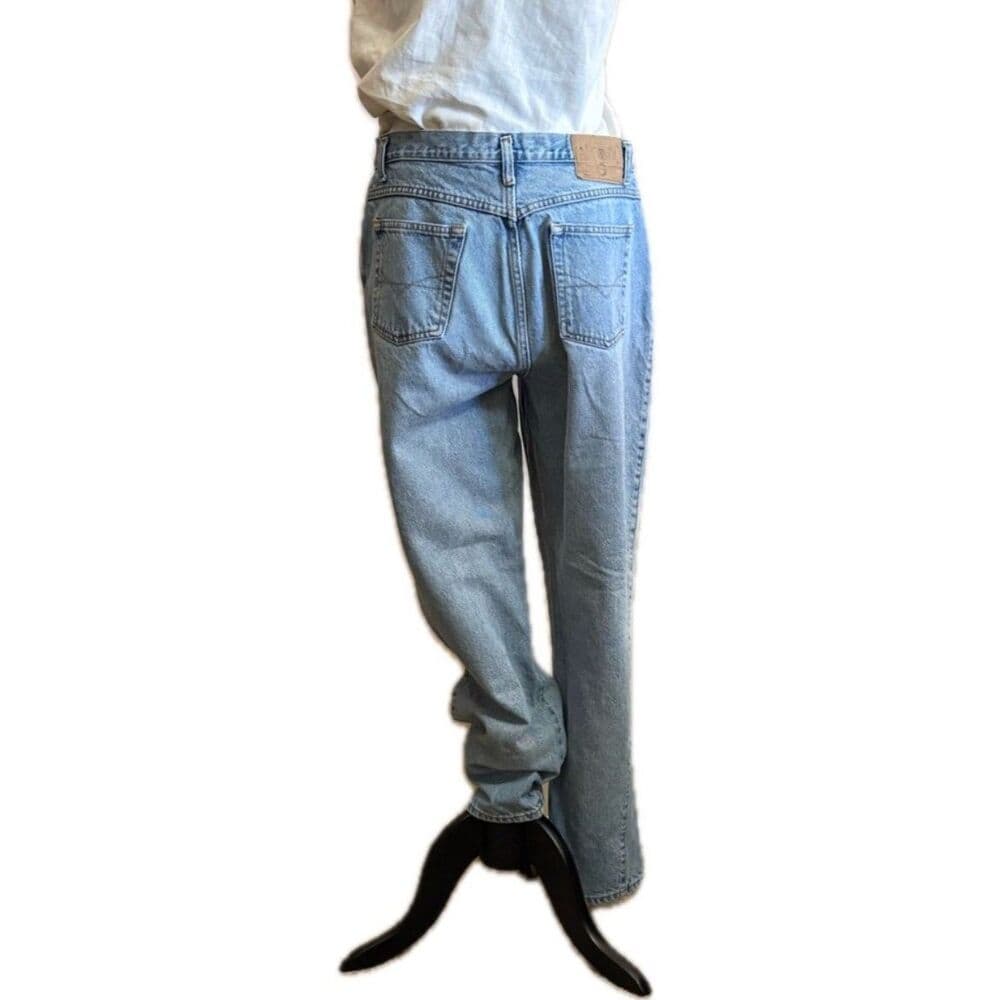 Mom Jeans Light Wash Denim Vtg Paris Sport Club Size 14 - Thumbnail 2
