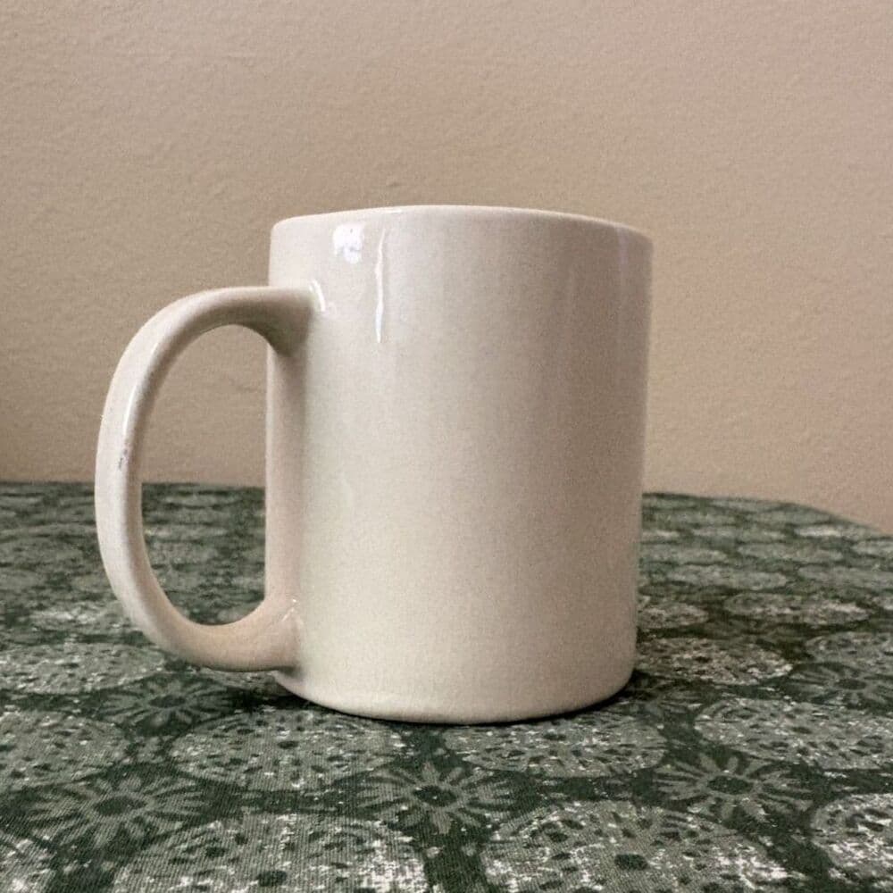 Fruit Motif Stoneware Mug Vtg Farmhouse Cottage - Thumbnail 3