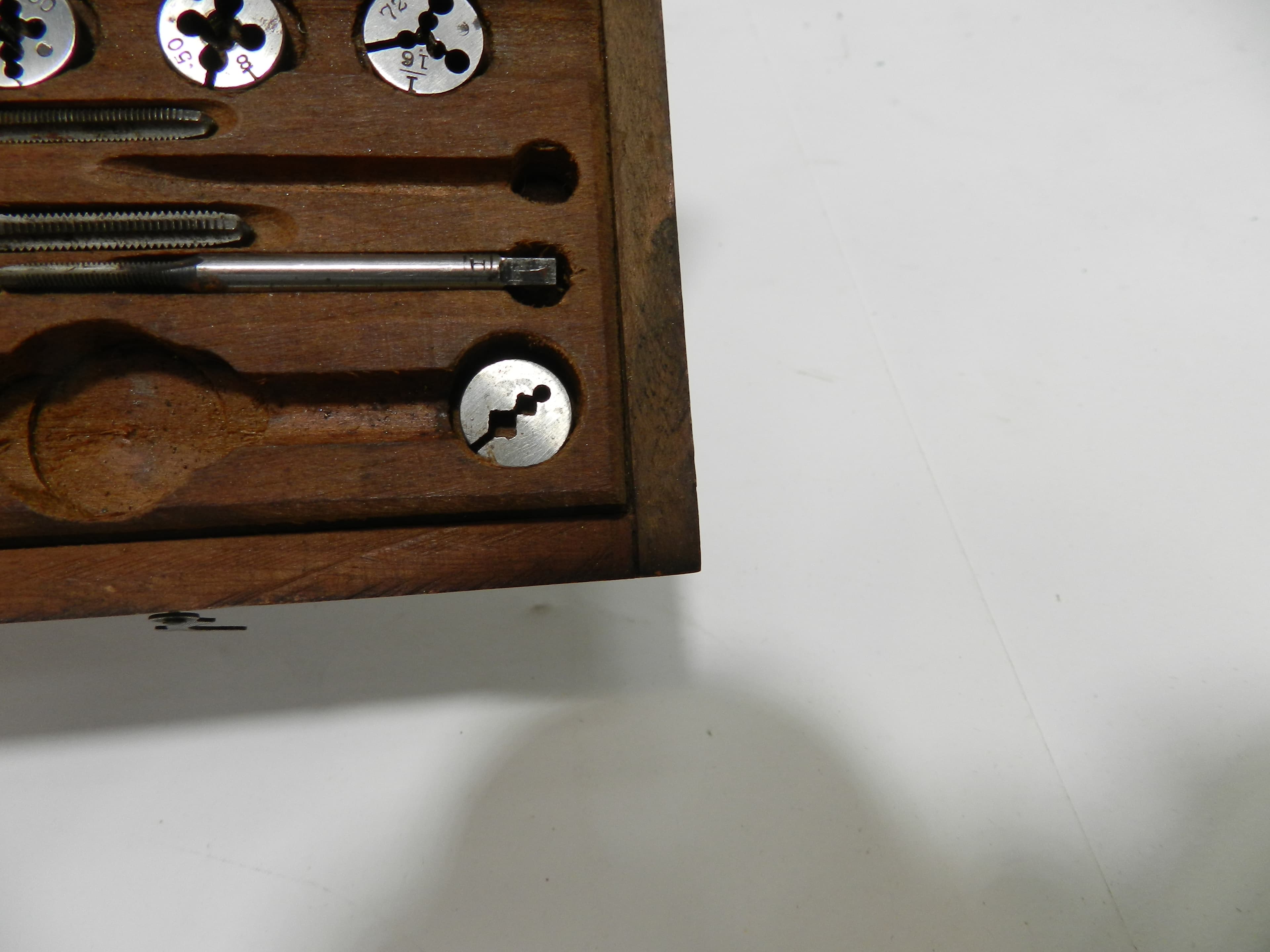 Vintage Watchmakers Jewelers S.W Card Manufacturing Tap And Die Set (P40J) - Thumbnail 6