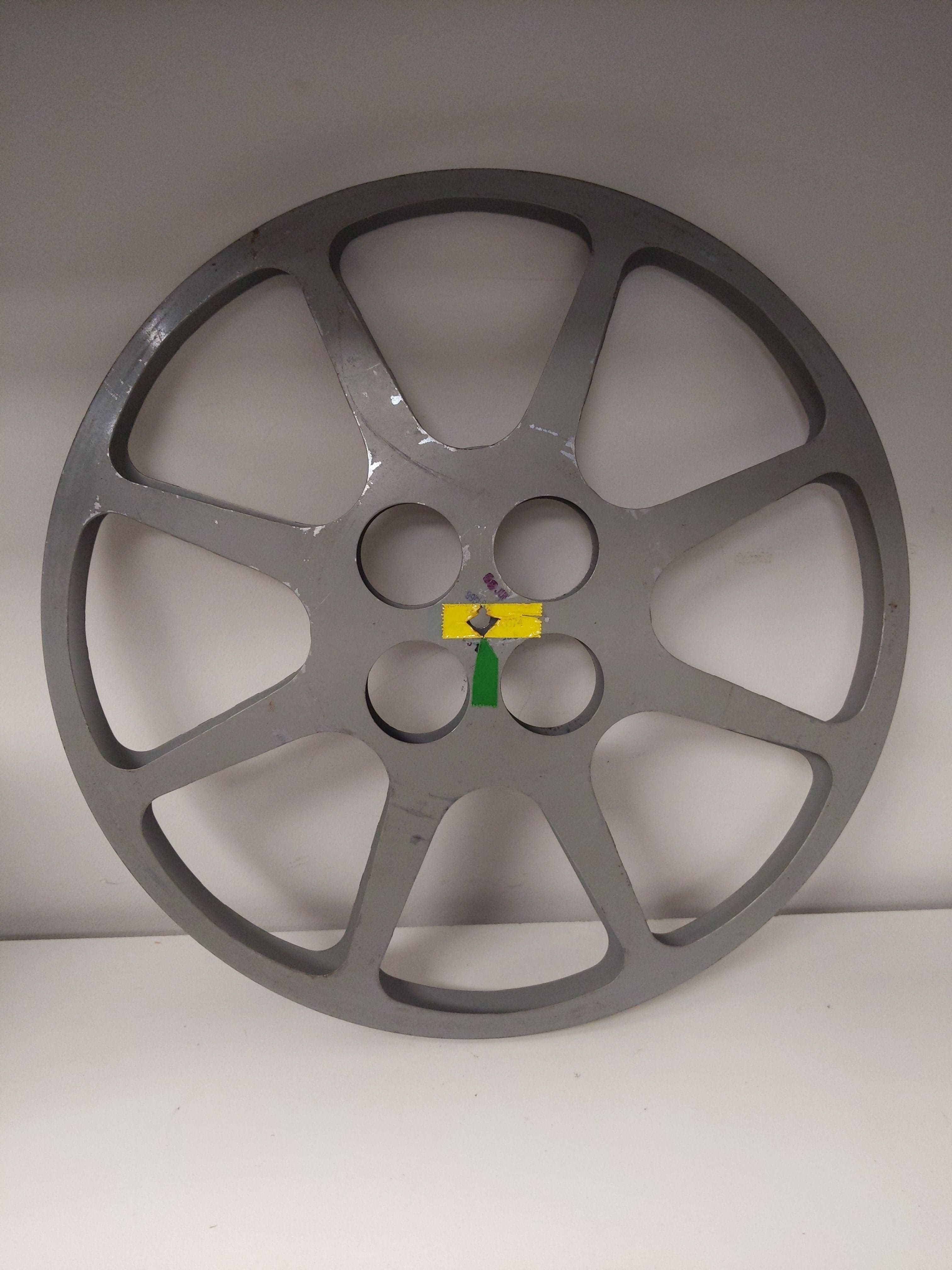 Metal Movie Film Reel 12 1/4" for 16mm Film (Silver) #1047
