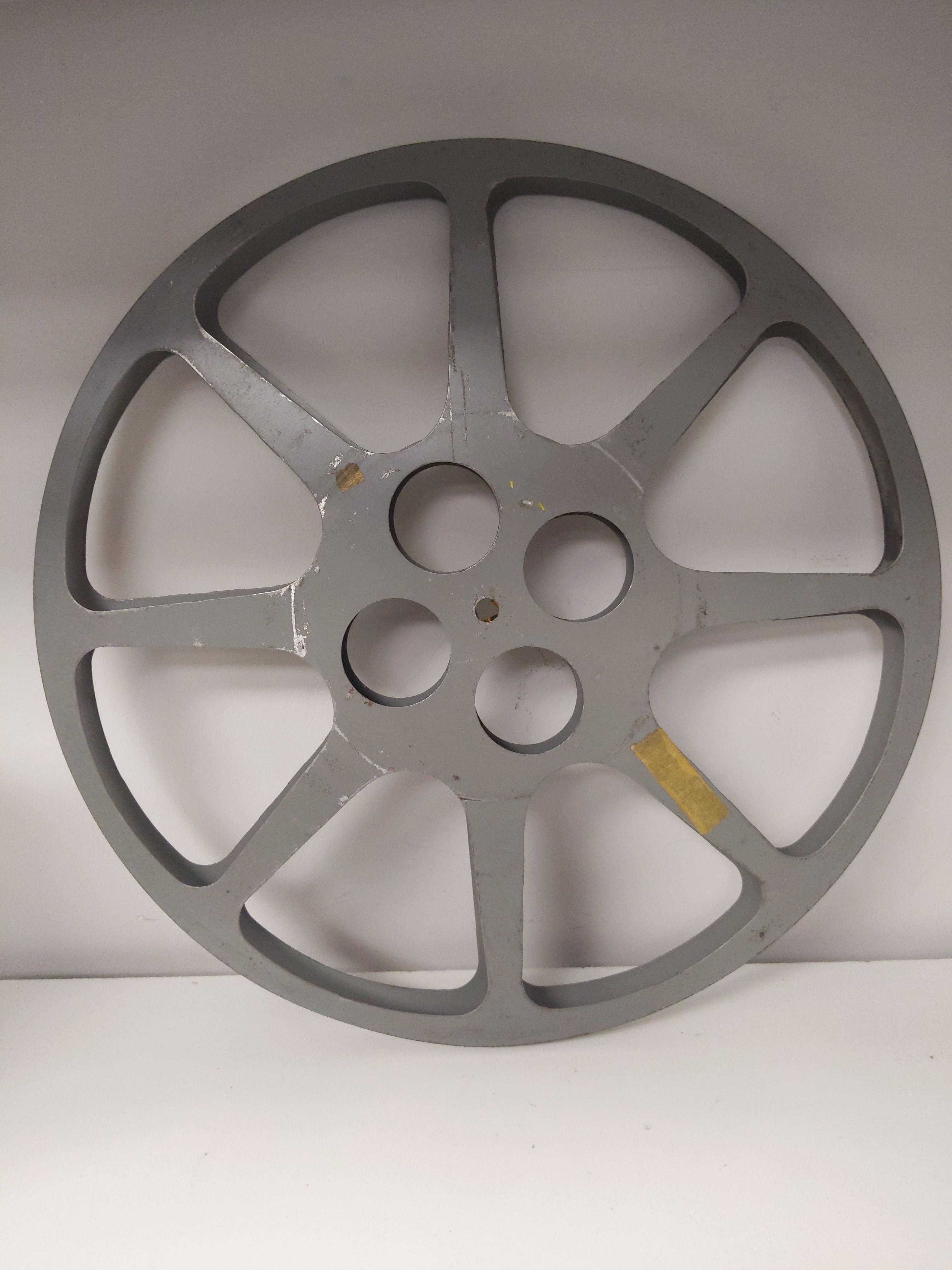 Metal Movie Film Reel 12 1/4" for 16mm Film (Silver) #1047 - Thumbnail 3
