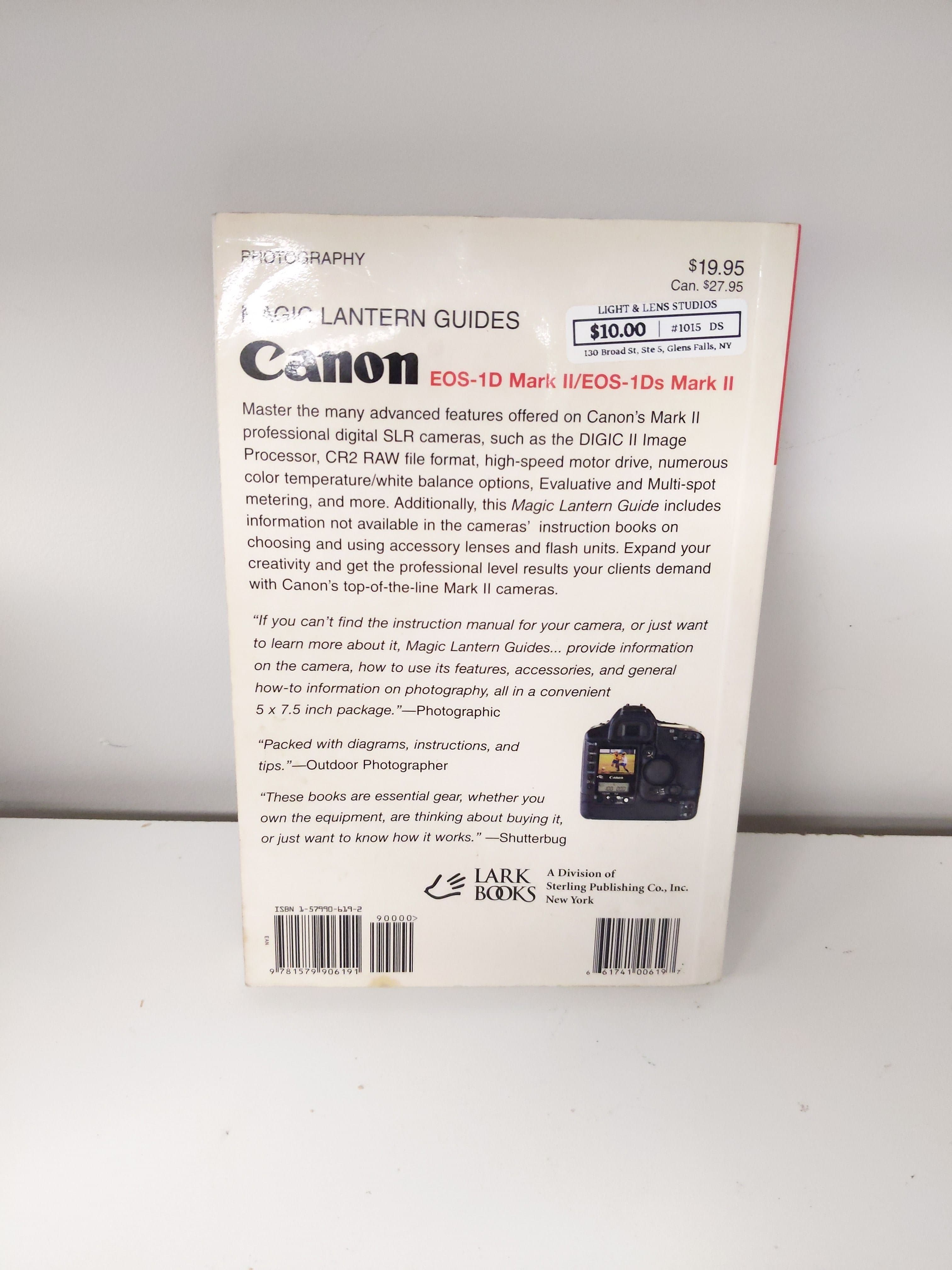Magic Lantern Guides "Canon EOS-1D/1DS Mark II" Book #1015