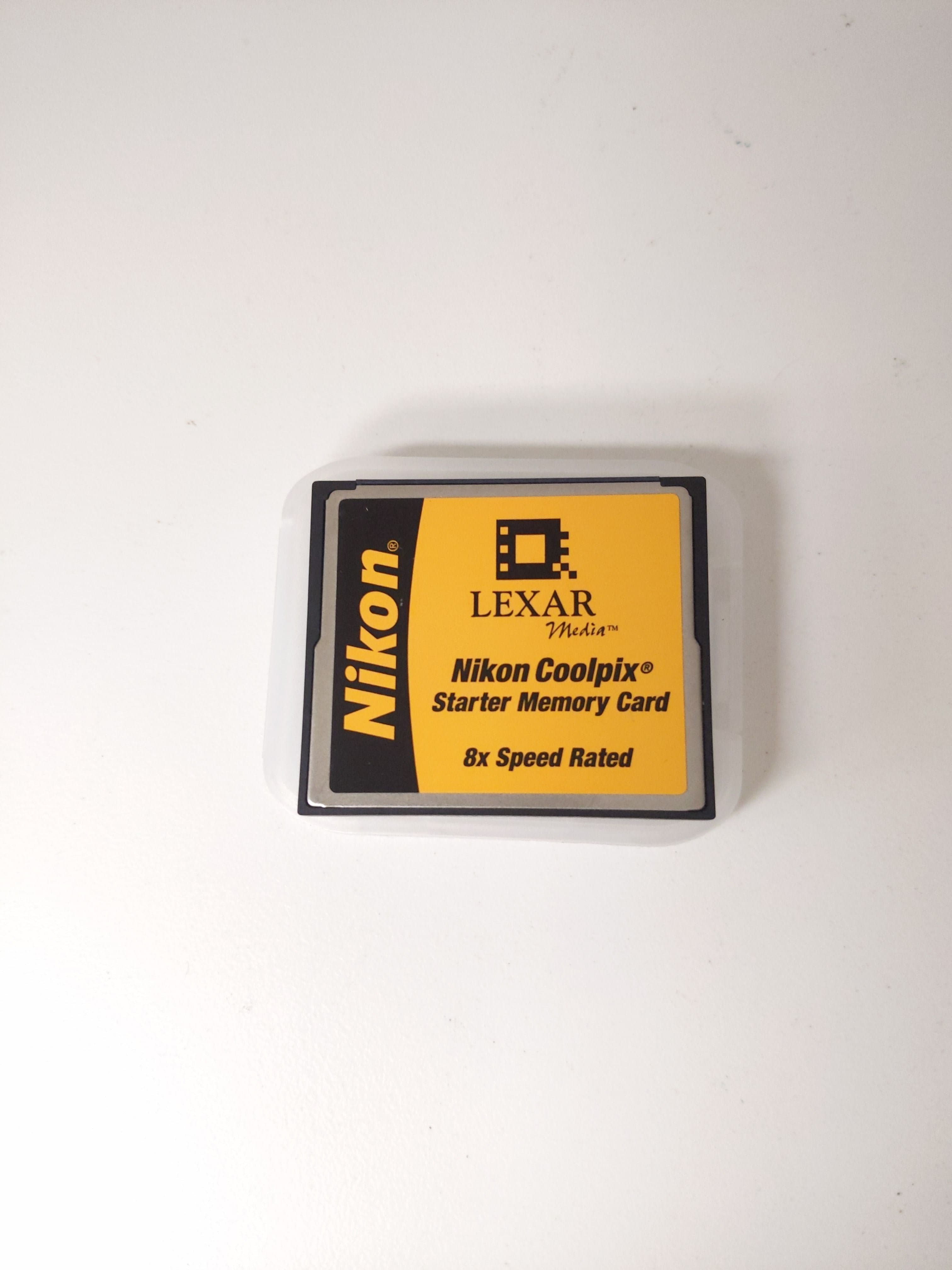 Lexar Nikon Coolpix Starter Memory Card Compact Flash (16MB) w/ Case #0986