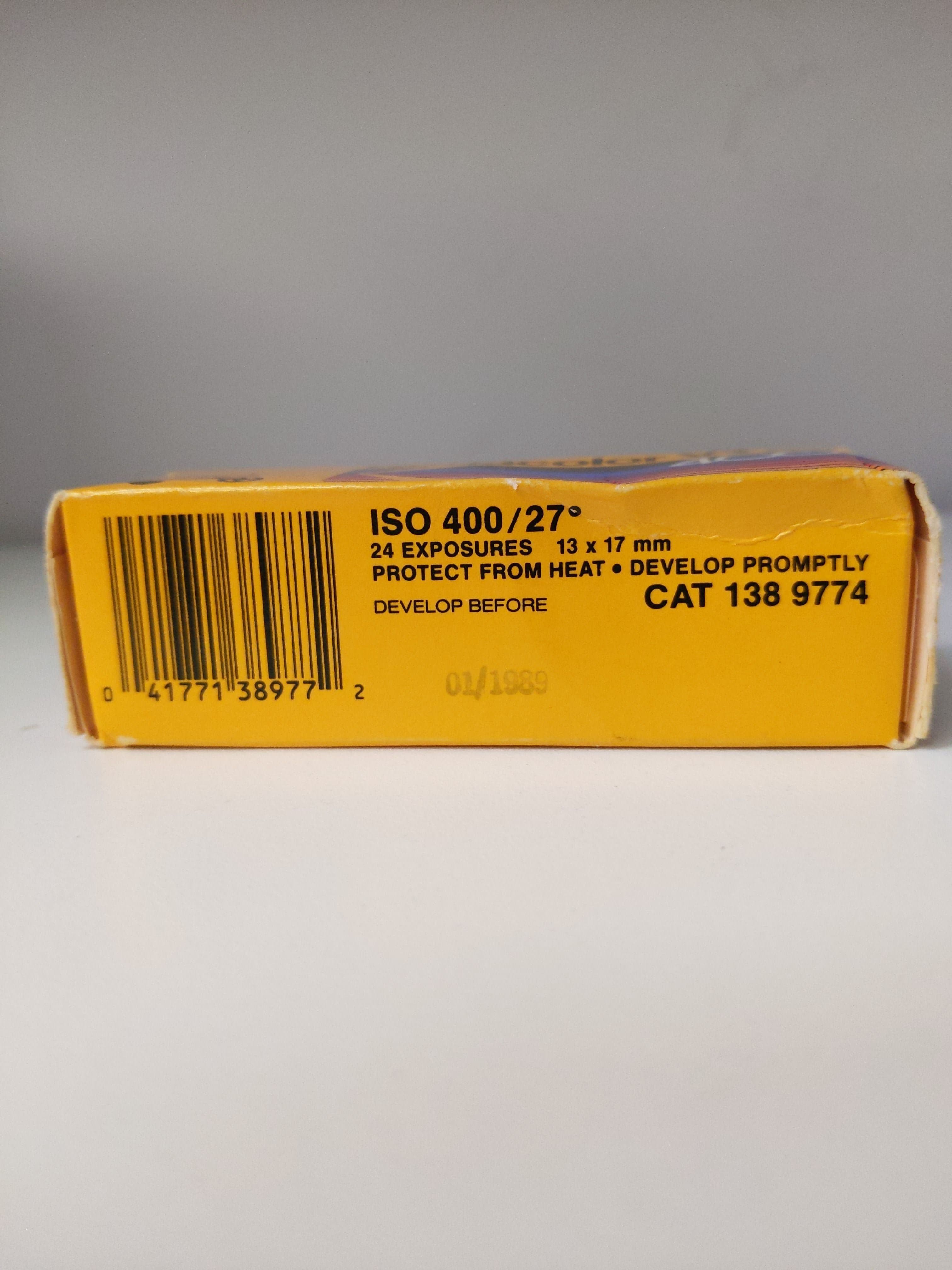 Kodacolor VR 400 Film, 110 Cartridge, 24 exp (Exp. 01/1989) #1062 - Thumbnail 2