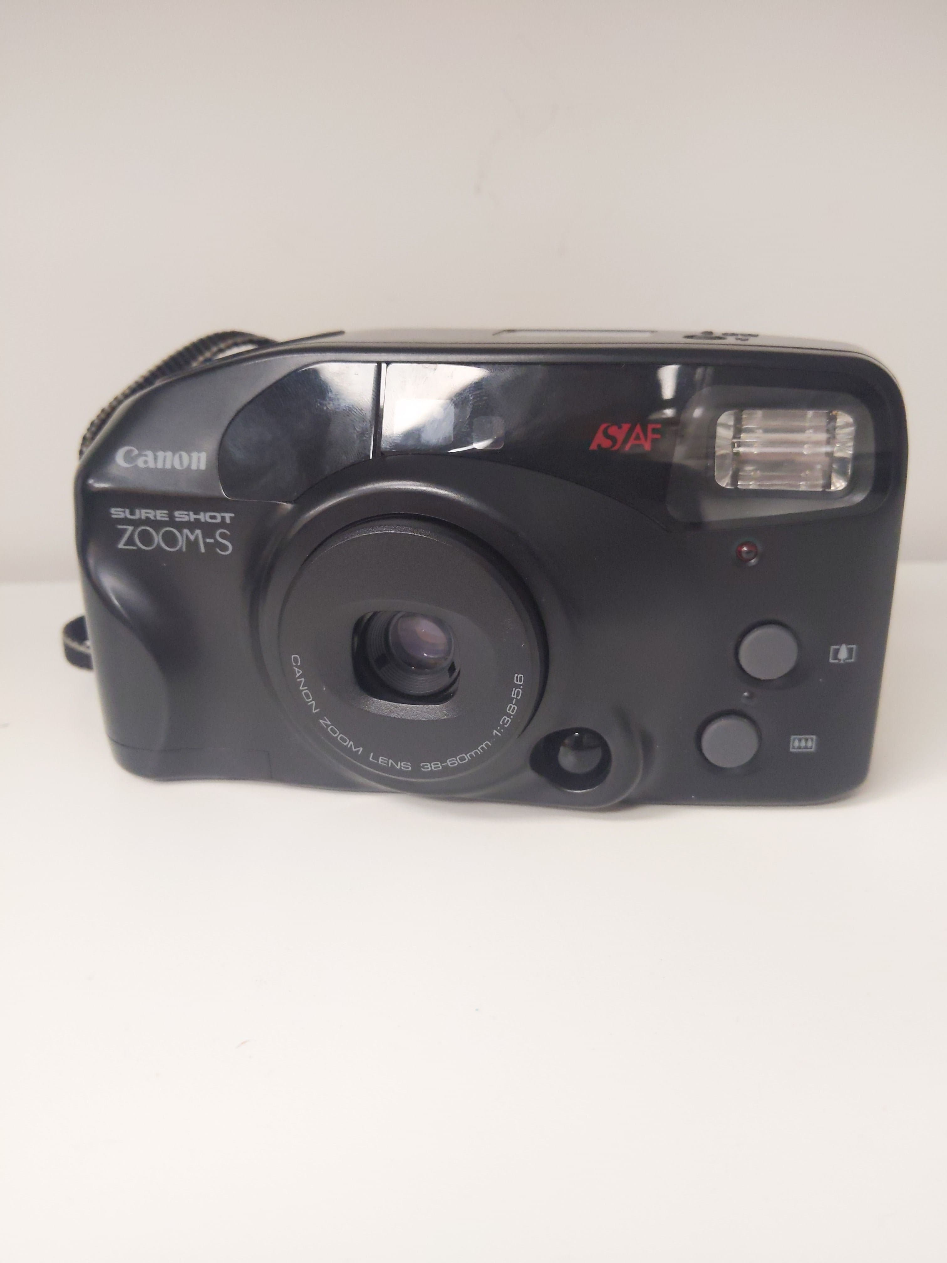 Canon Sure Shot Zoom-S Point & Shoot 35mm Film Camera w/ Strap #0957