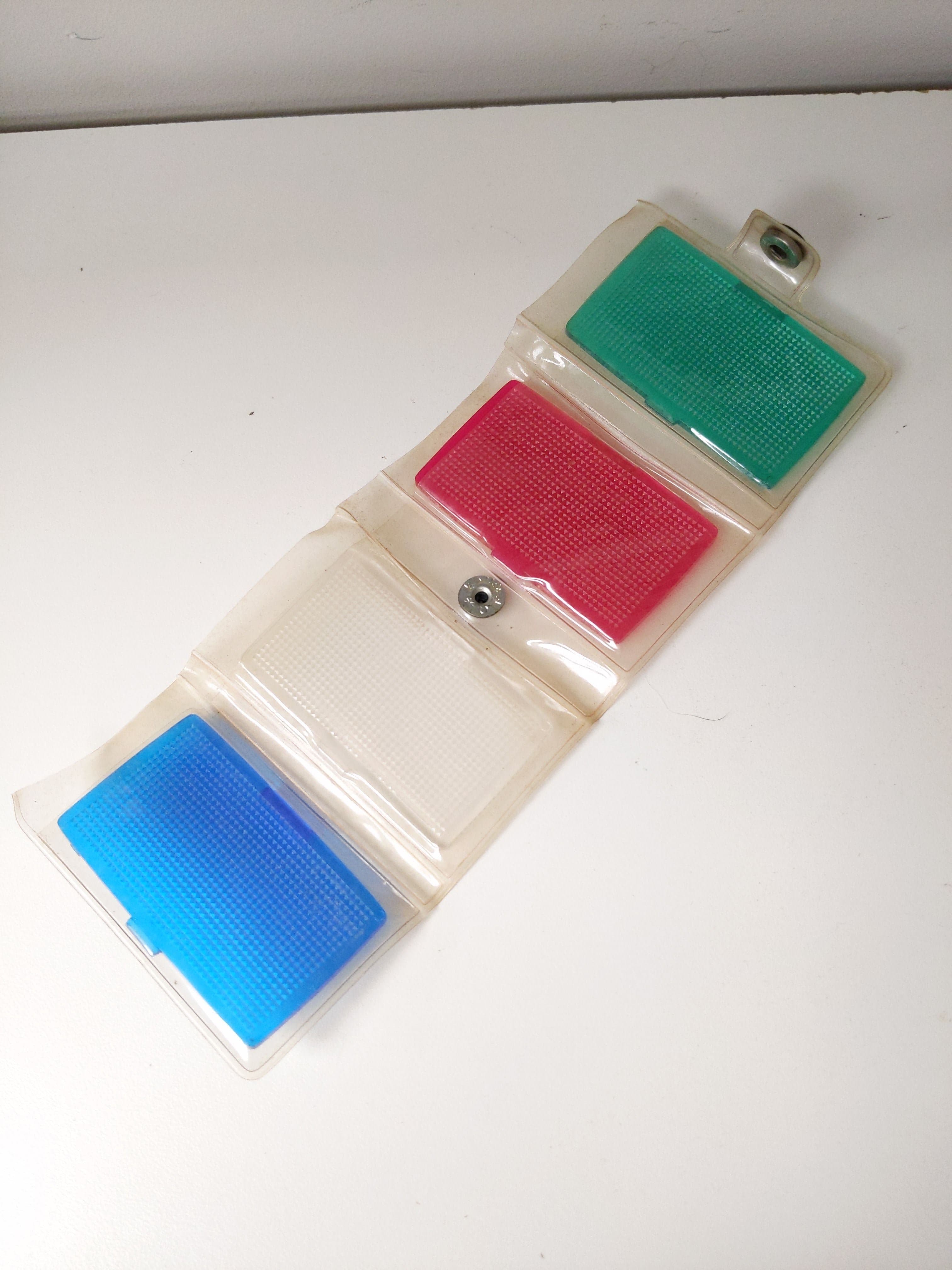 Unbranded Color Flash Diffuser Kit (Blue, Red, Green, White) w/ Case #0956