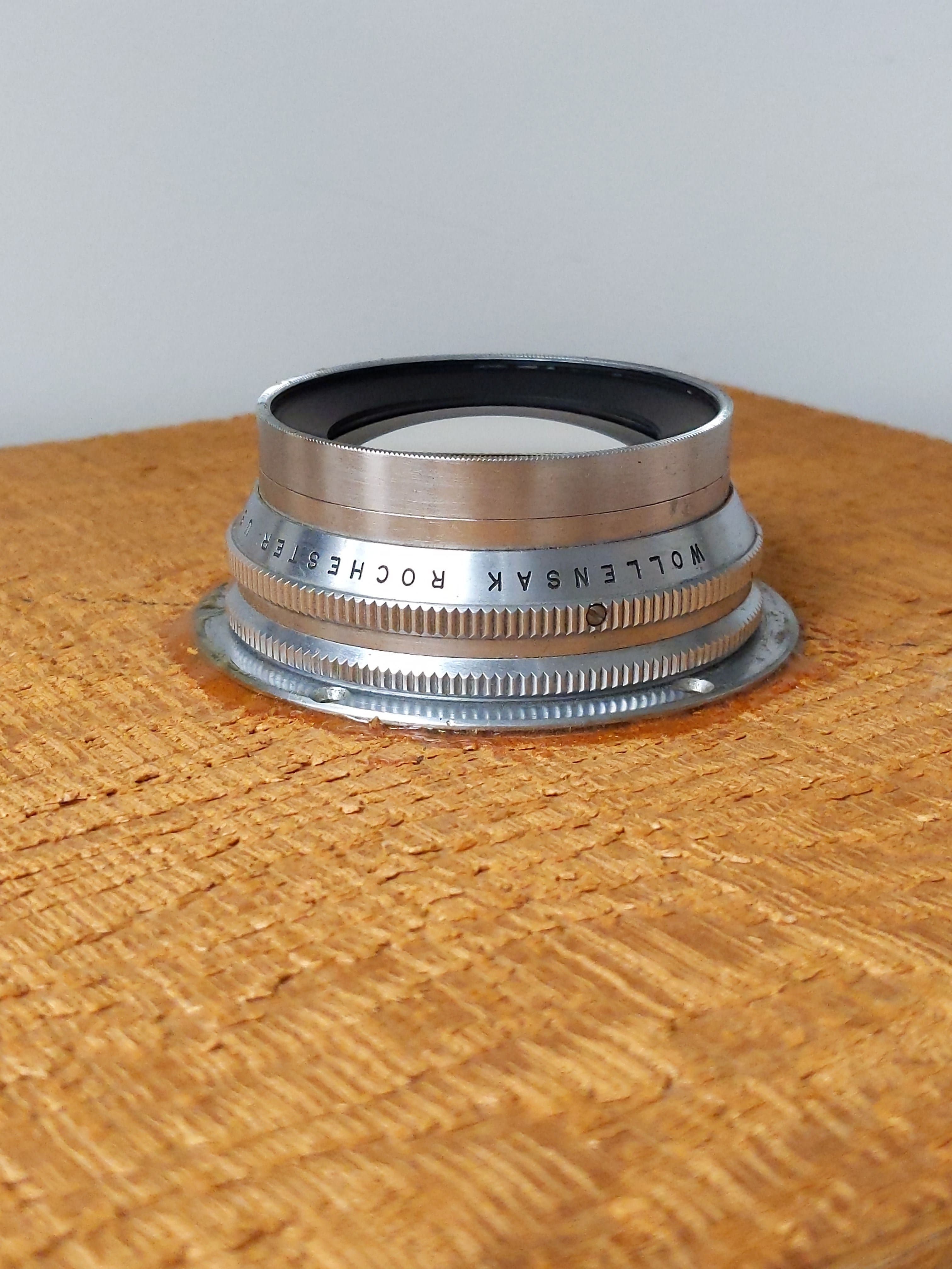 Wollensak 190mm f/4.5 Enlarging Lens w/ Wood Lens Plate #0916 - Thumbnail 3