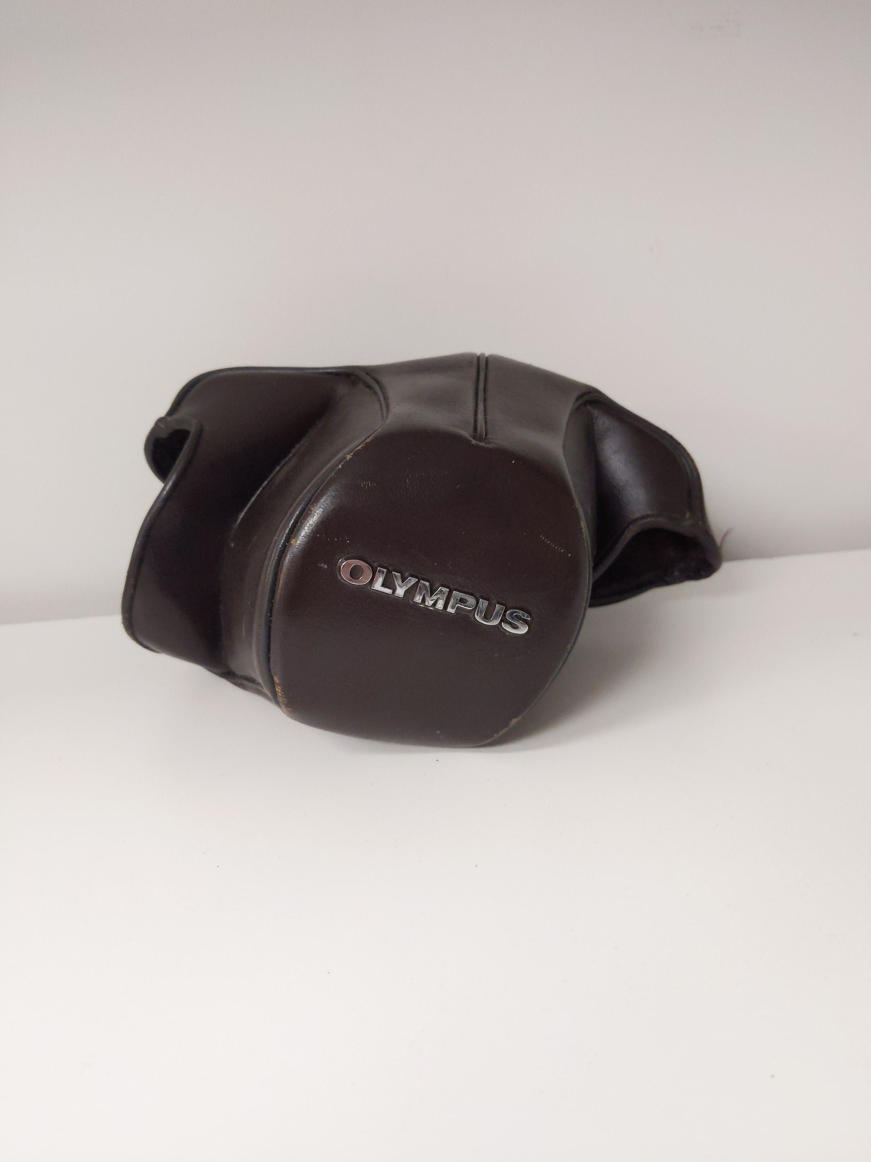 Brown Leather Olympus Snug Camera Case (Top Only) #0874