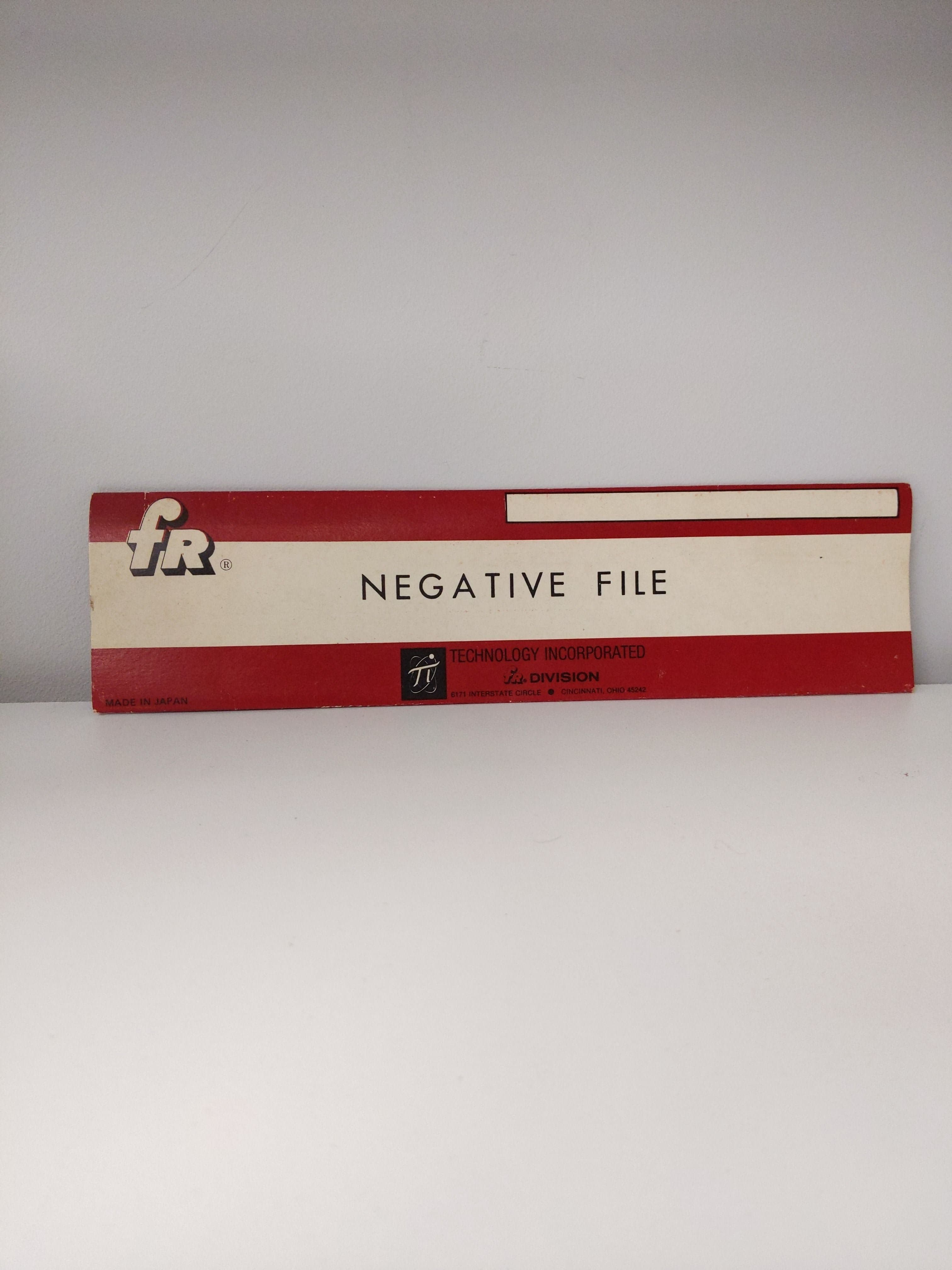 FR 35mm Negative File #0812