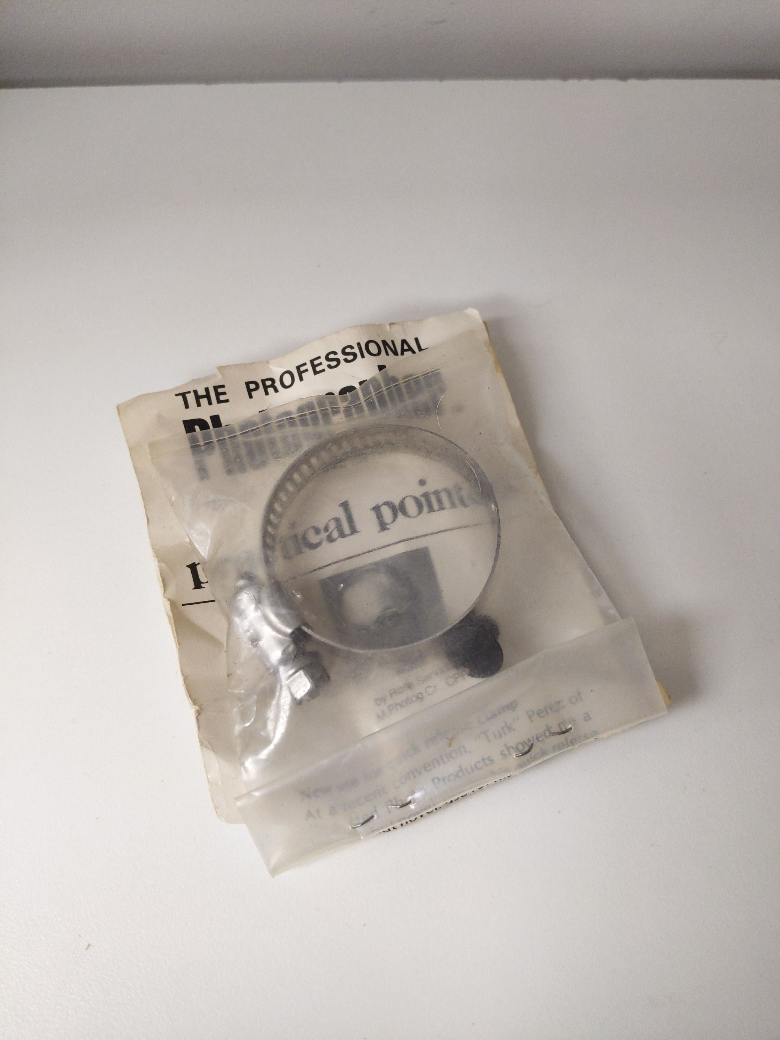 "The Professional Photographer" Quick Release Clamp w/ "Practical Pointers" Paperwork #0815