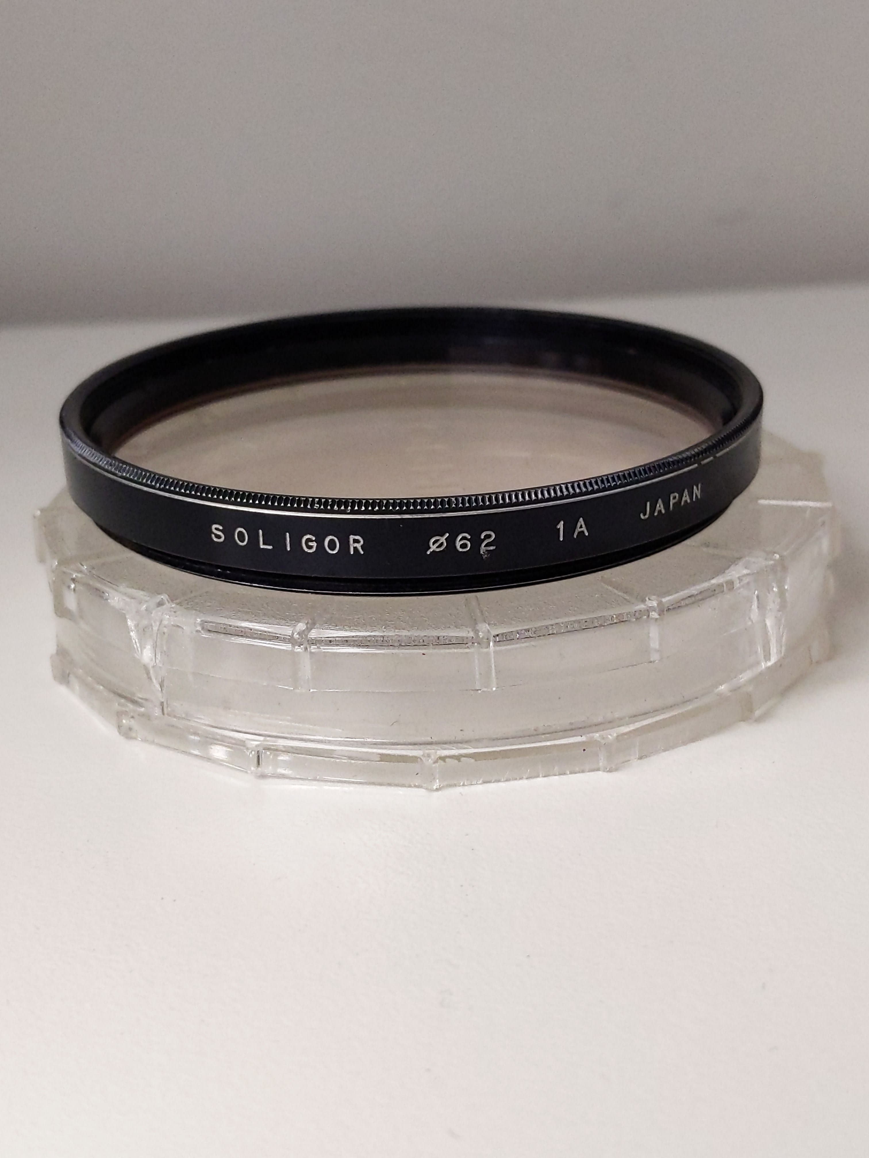 Soligor 1A Lens Filter (62mm) w/ Case #0793 - Regular