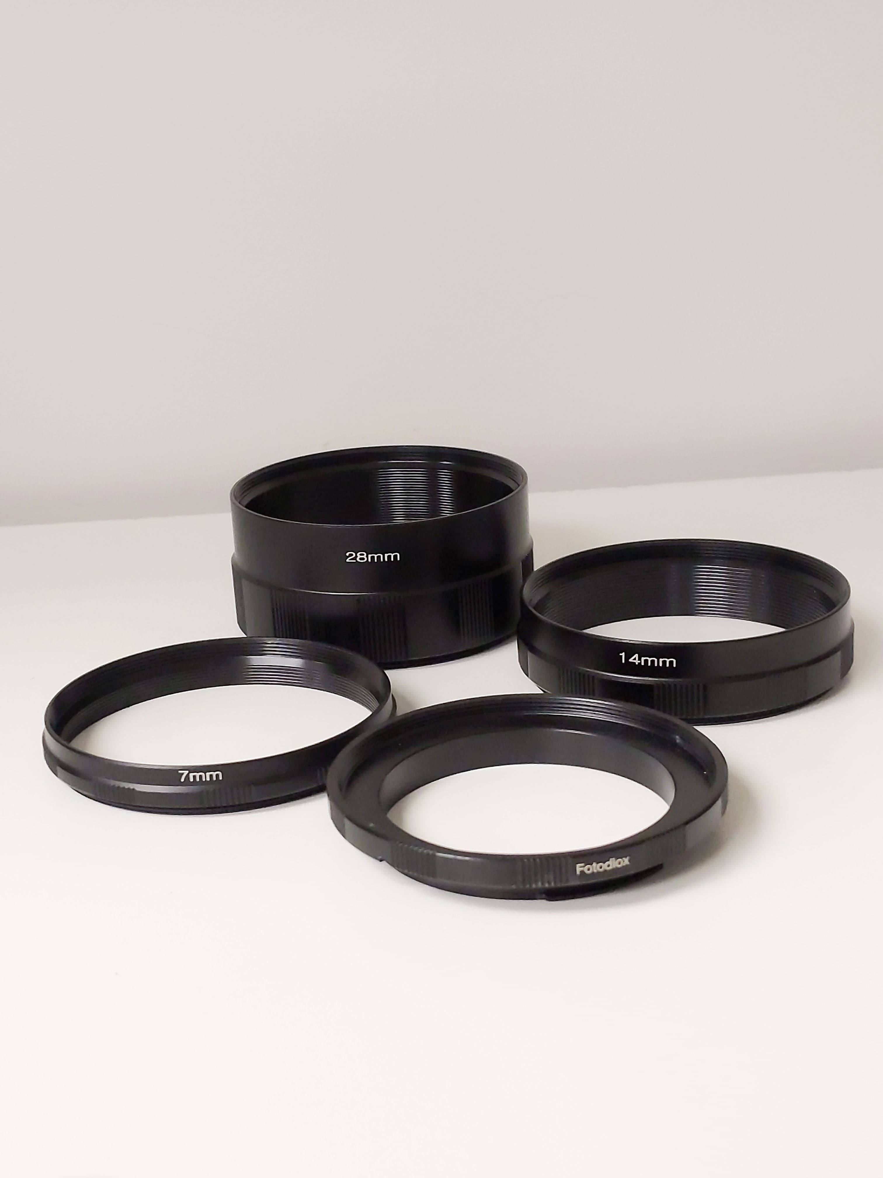 Fotodiox Lens Extension Tube Set 7mm, 14mm, 28mm (Canon EF Mount) #0803