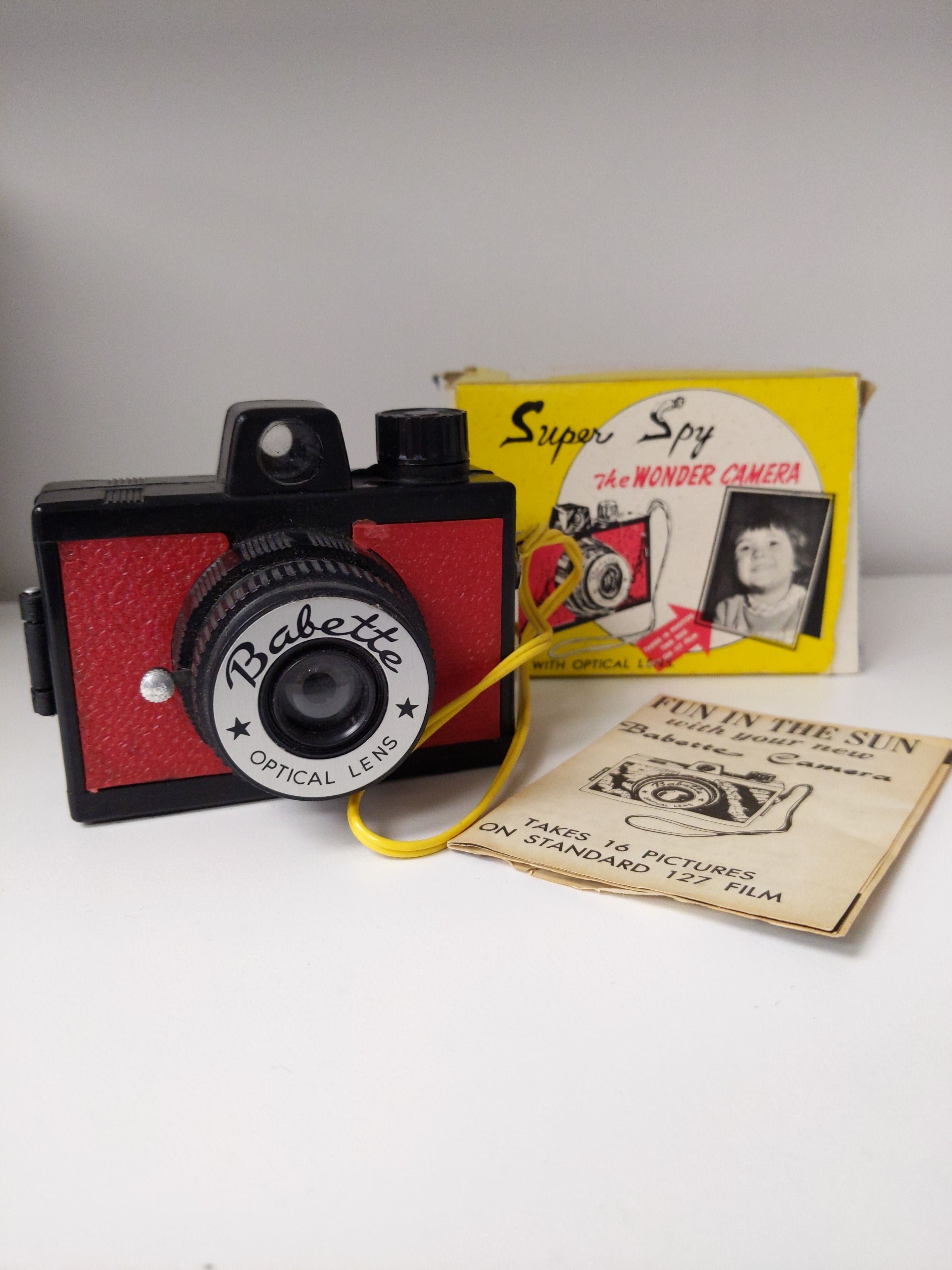 Babette Super Spy "The Wonder Camera" 127 Film Camera w/ Original Box #0751 - Regular