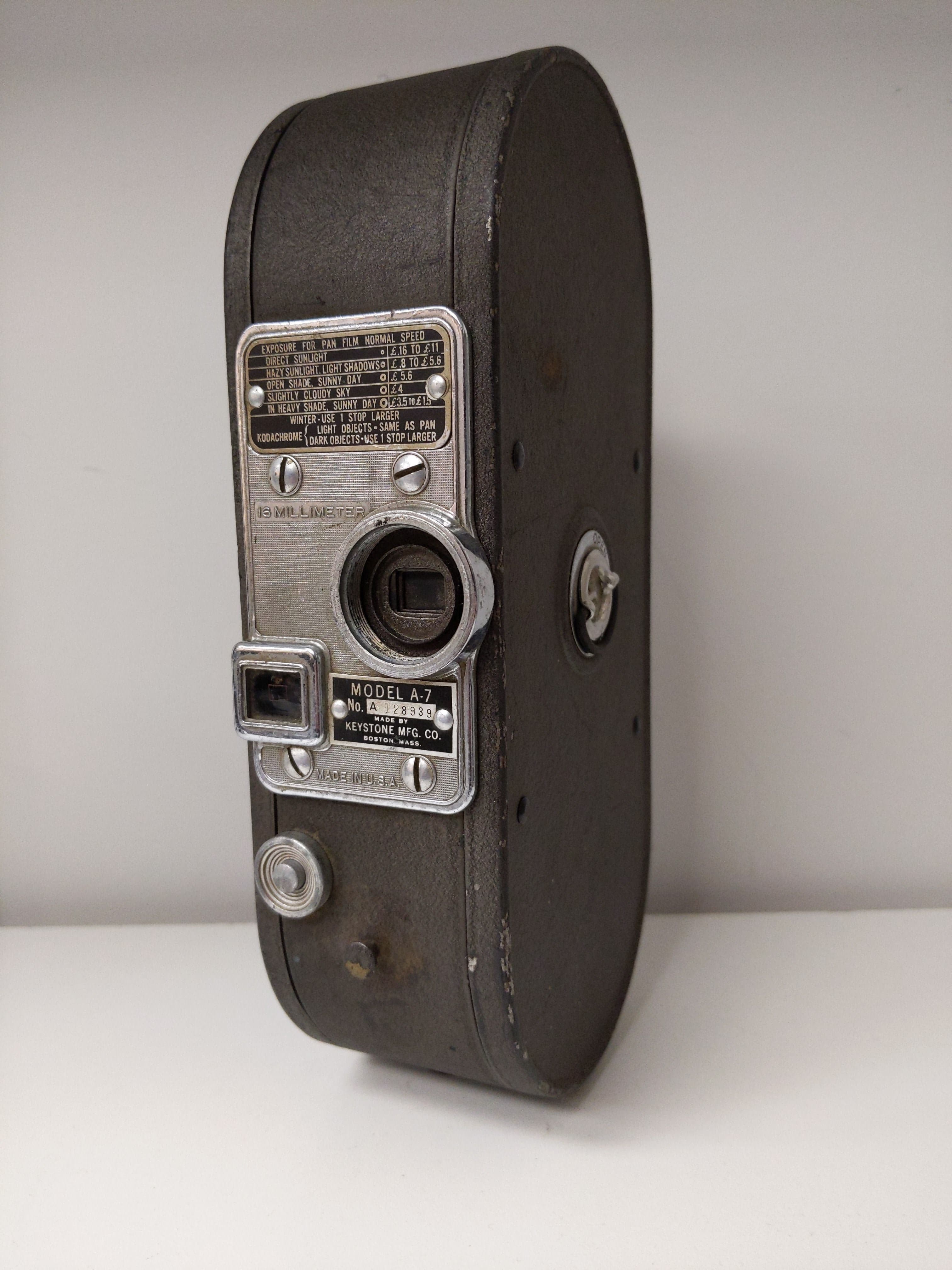 Keystone Model A-7 16mm Movie Film Camera (Body Only) #0741 - Regular