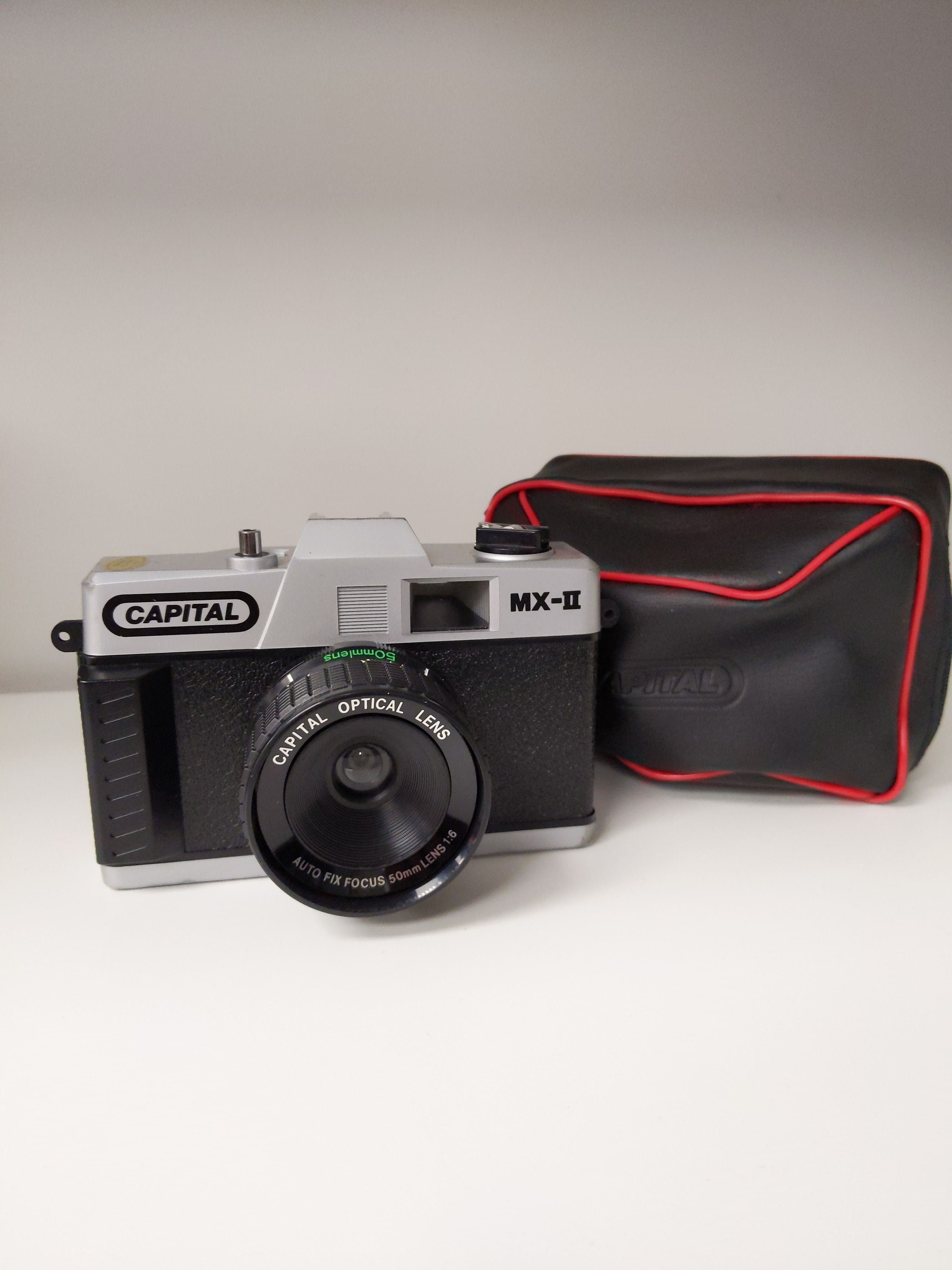 Capital MX-II 35mm Film Camera w/ Case, Original Paperwork & Box #0763