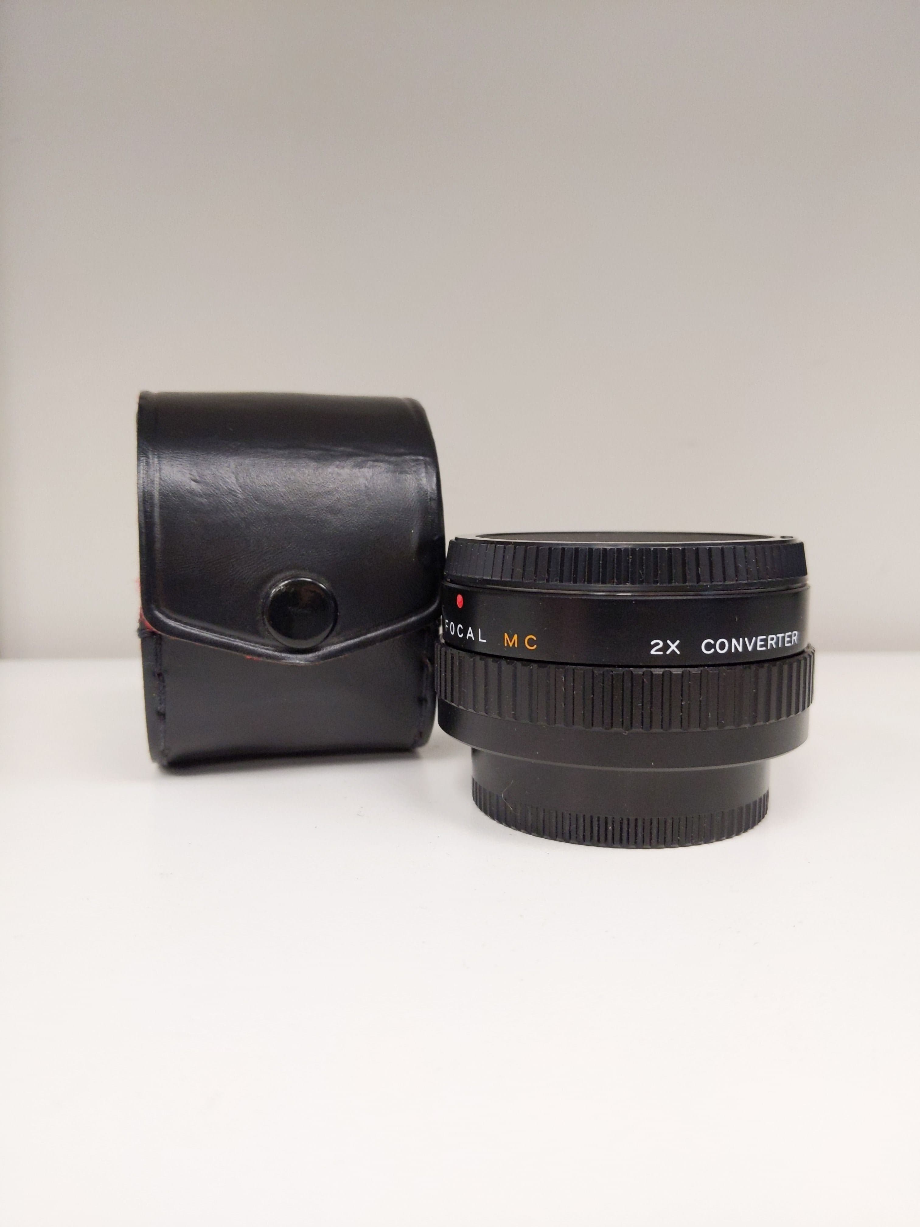 Unbranded 2x Teleconverter w/ Leather Case (Canon FD Mount) #0676